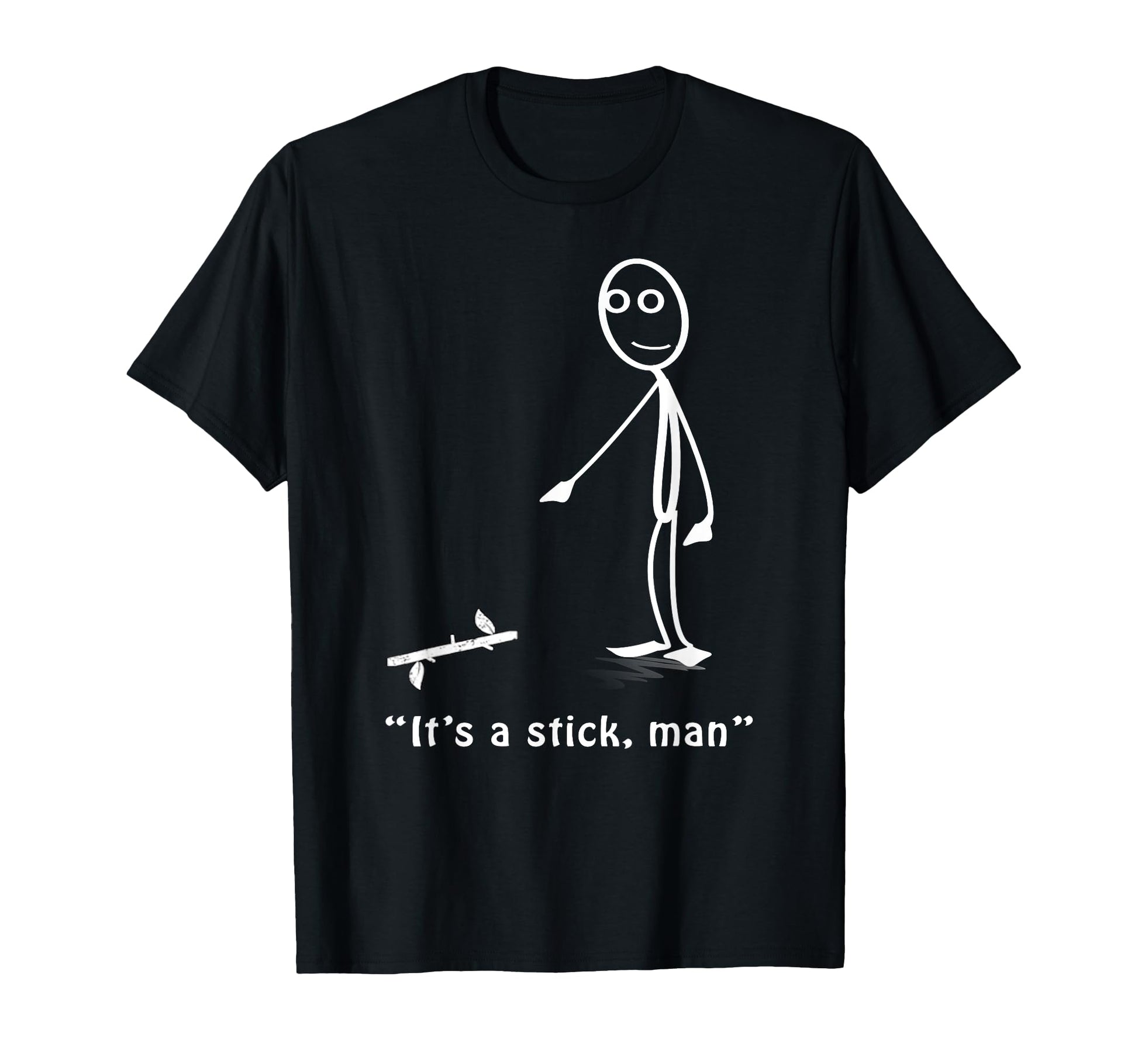 Funny Its Stick Stickman Costume T-Shirt - Custom Art Print for Adults - T-Shirt, Sweatshirt, Hoodie
