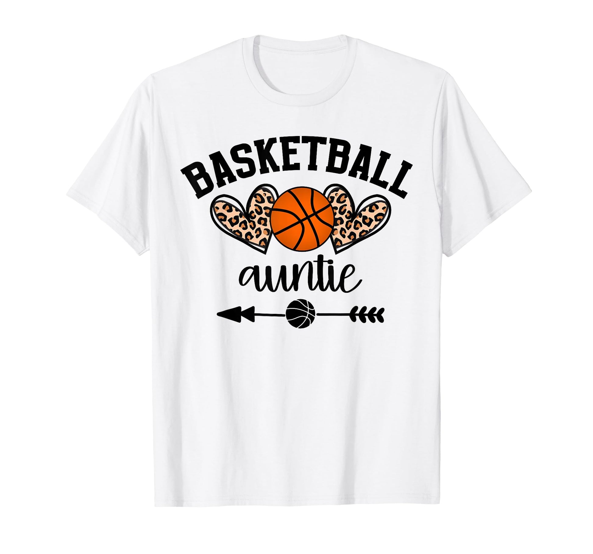 Basketball Auntie Womens Basketball T-Shirt - Unique Graphic for Adults - T-Shirt, Sweatshirt, Hoodie