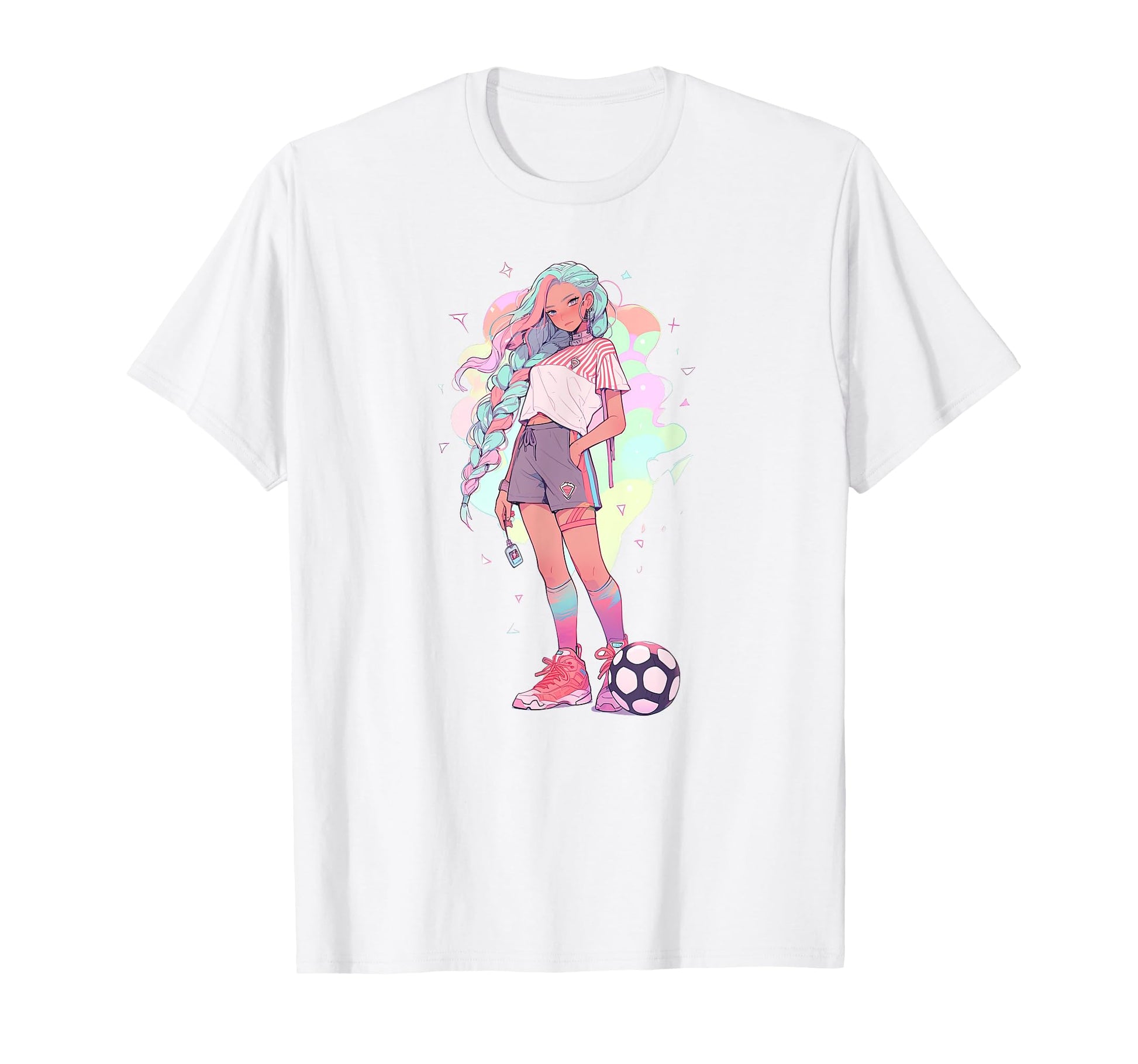 Soccer Funny Pastel Japan Anime T-Shirt - Streetwear Style Men Women - T-Shirt, Sweatshirt, Hoodie