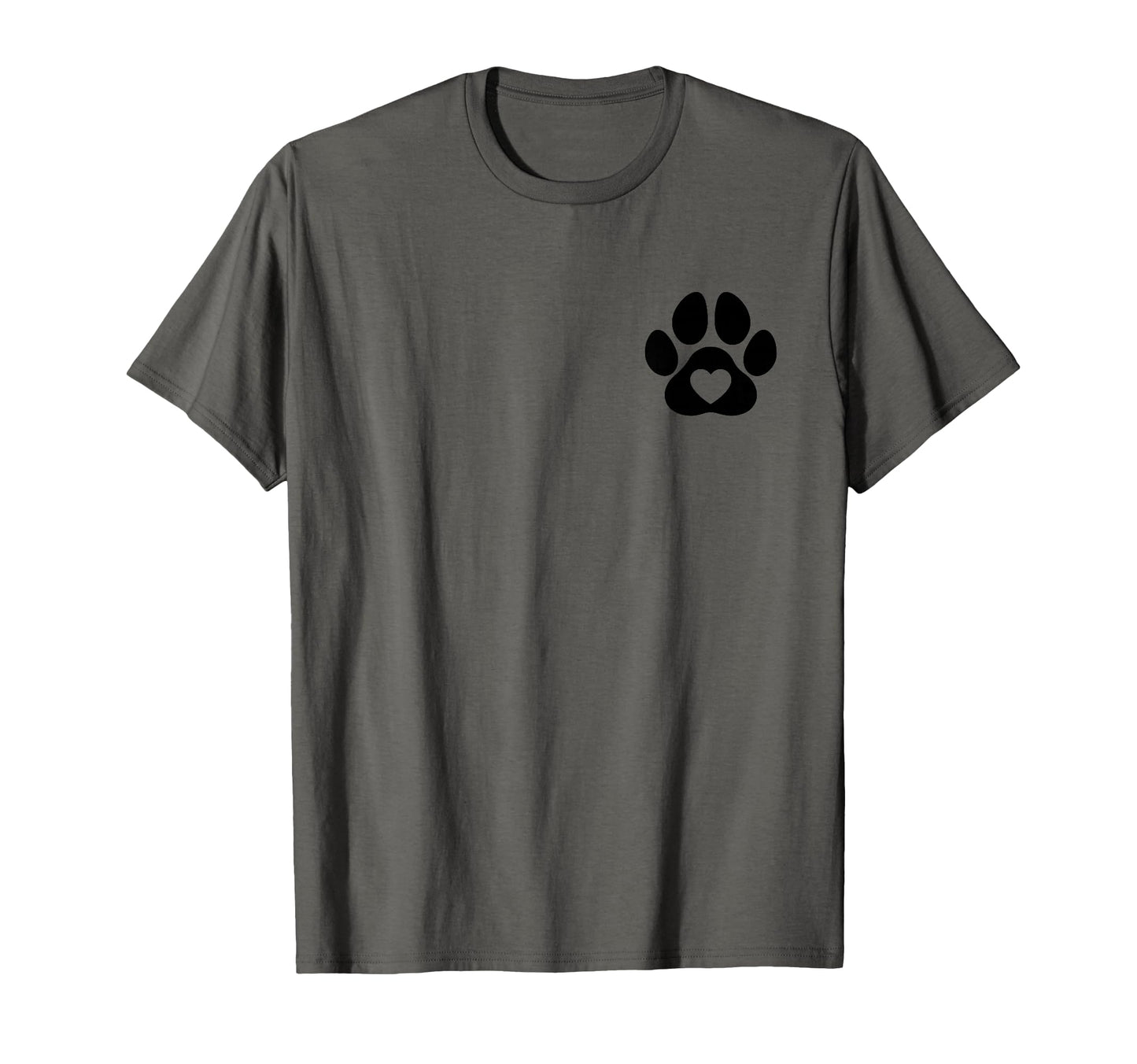 Minimalist Paw Heart Dog Love Dogs T-Shirt - Streetwear Style for Adults - T-Shirt, Sweatshirt, Hoodie