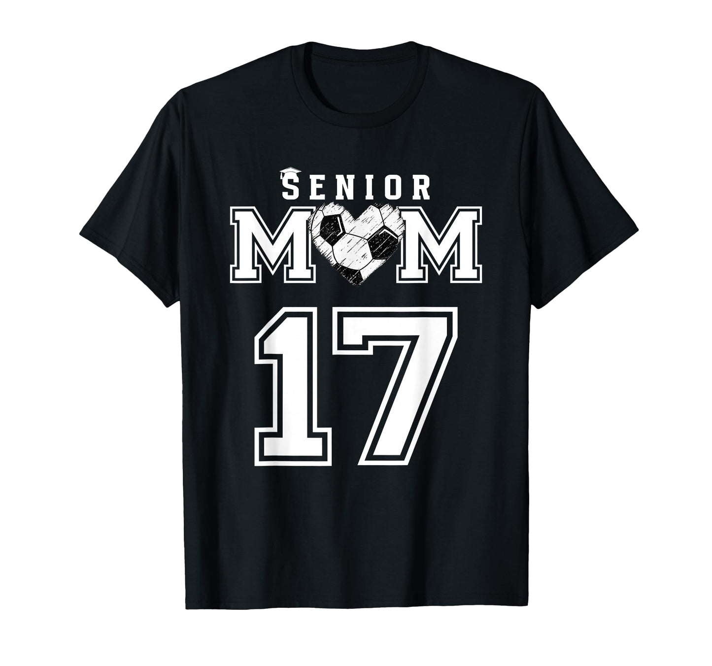 Proud Senior Soccer Mom Custom Jersey T-Shirt - Graphic Print for Adults - T-Shirt, Sweatshirt, Hoodie