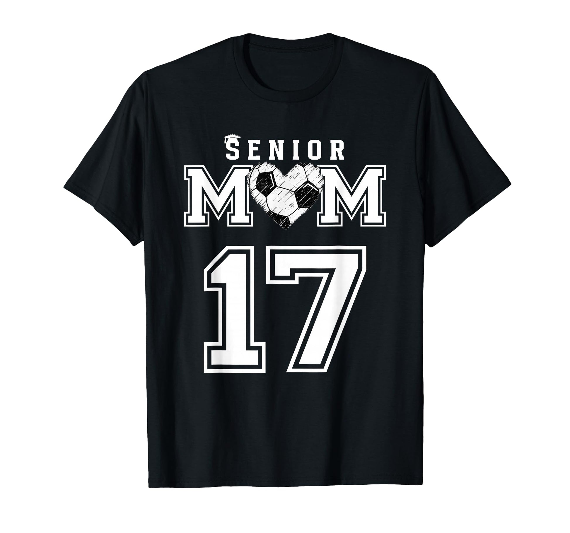 Proud Senior Soccer Mom Custom Jersey T-Shirt - Graphic Print for Adults - T-Shirt, Sweatshirt, Hoodie