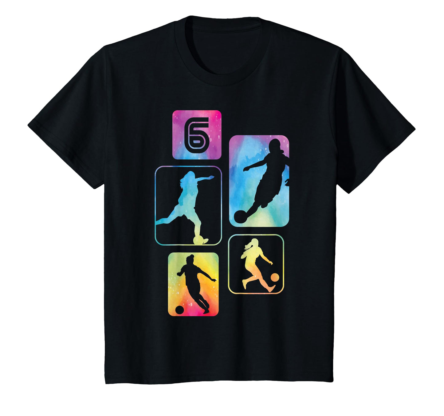 6Th Birthday Soccer Player Football T-Shirt - Casual Everyday Wear Unisex - T-Shirt, Sweatshirt, Hoodie
