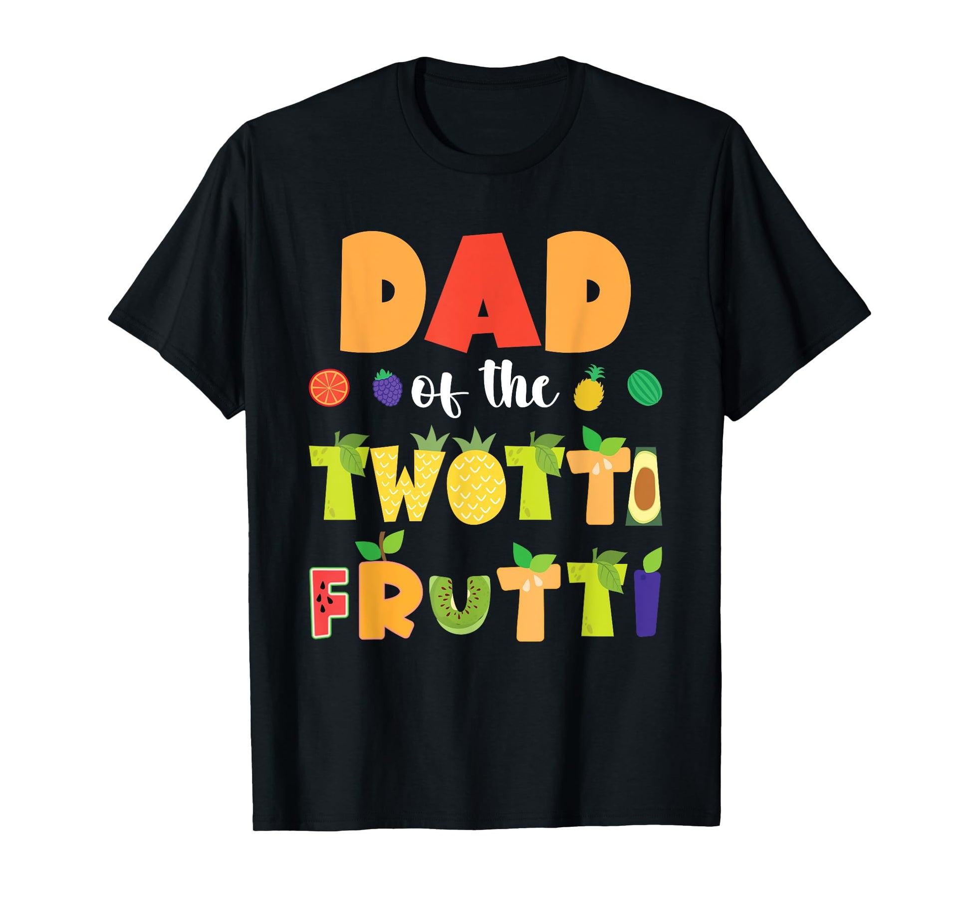 2Nd Birthday Present Dad Twotti Frutti Theme T-Shirt - Graphic Print Unisex - T-Shirt, Sweatshirt, Hoodie
