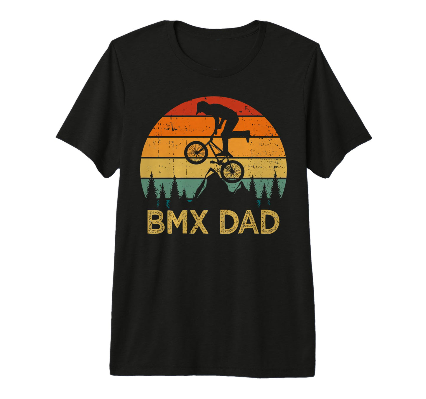 Mens Bmx Cycling Lover Bmx Dad Fathers Day T-Shirt - Unique Graphic Unisex - T-Shirt, Sweatshirt, Hoodie