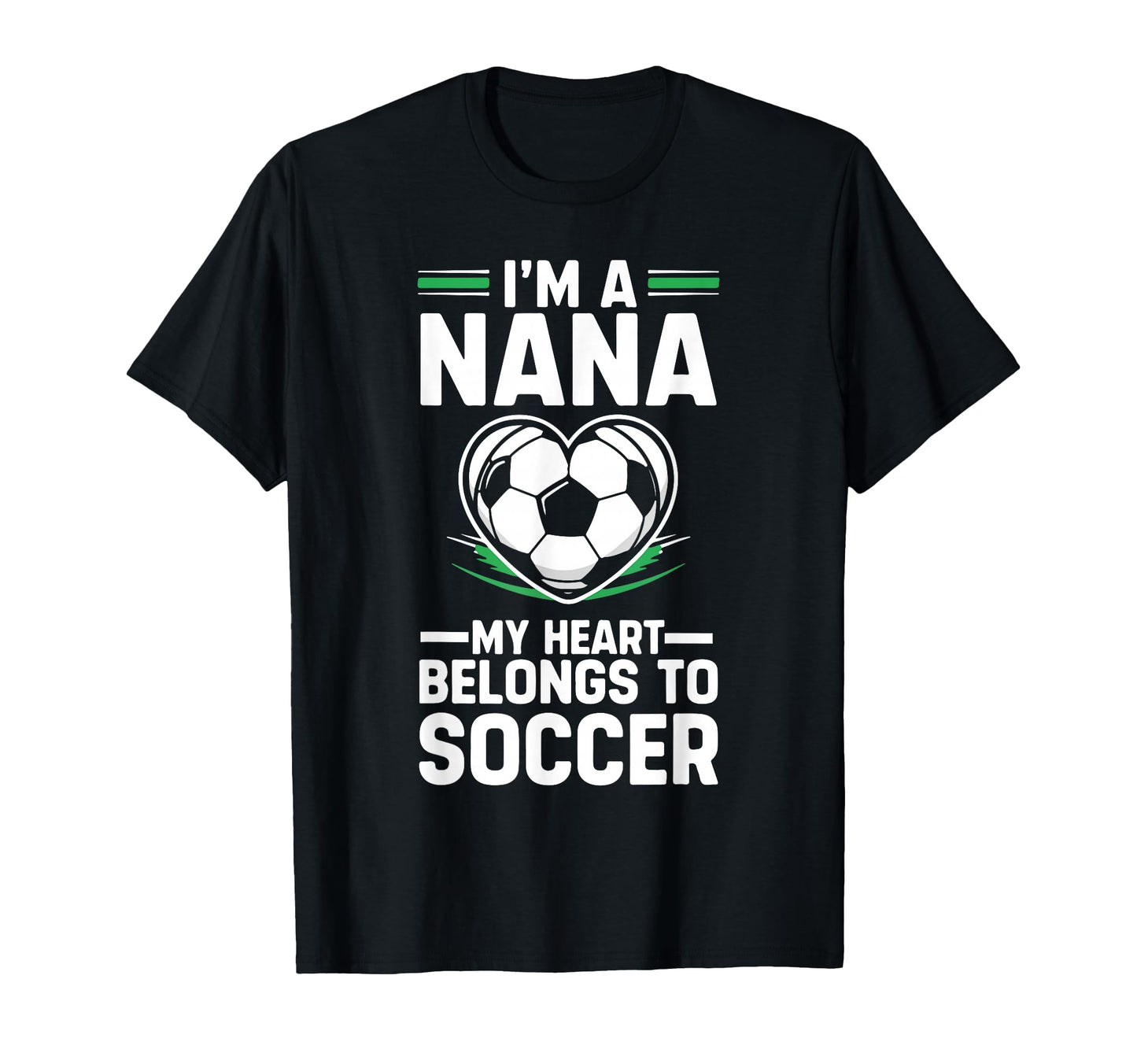 My Heart Belongs To Soccer Grandma Sport T-Shirt - Novelty Apparel Unisex - T-Shirt, Sweatshirt, Hoodie