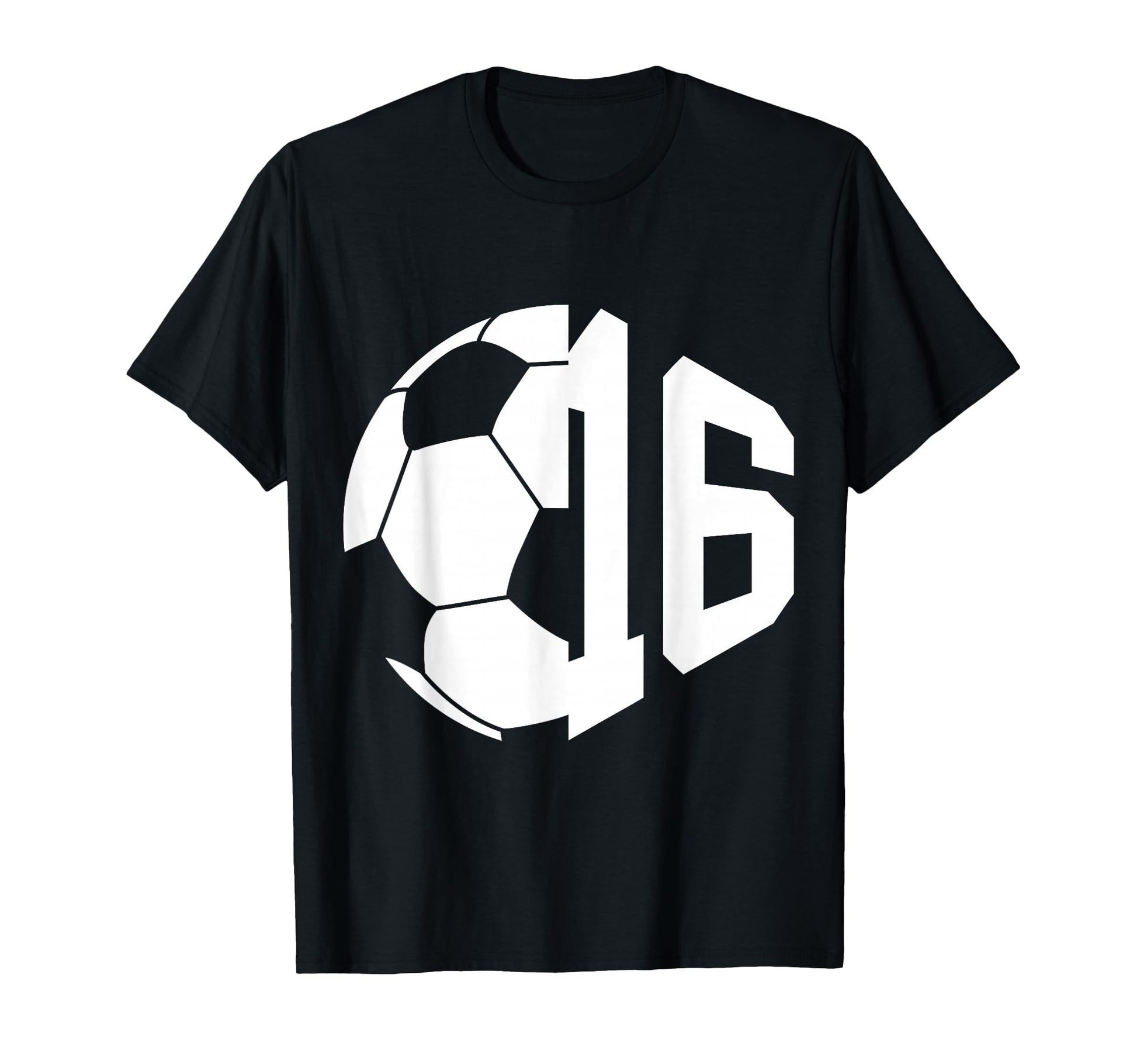 Number 16 Years Soccer 16Th Birthday T-Shirt - Streetwear Style Unisex - T-Shirt, Sweatshirt, Hoodie