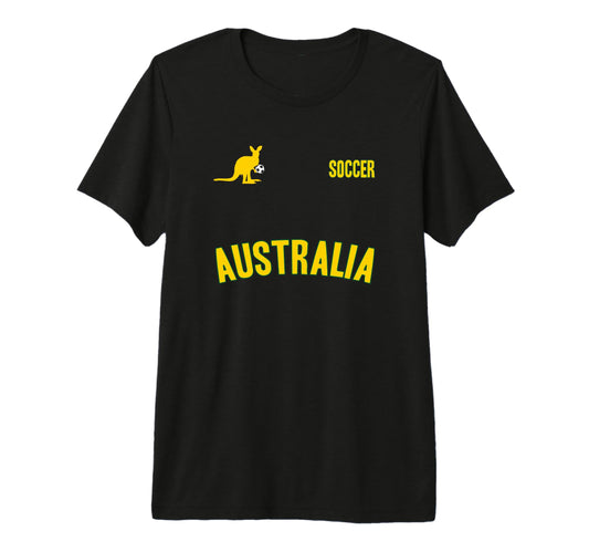 Australia Soccer Aussie Soccer Sports T-Shirt - Aesthetic Graphic Unisex - T-Shirt, Sweatshirt, Hoodie