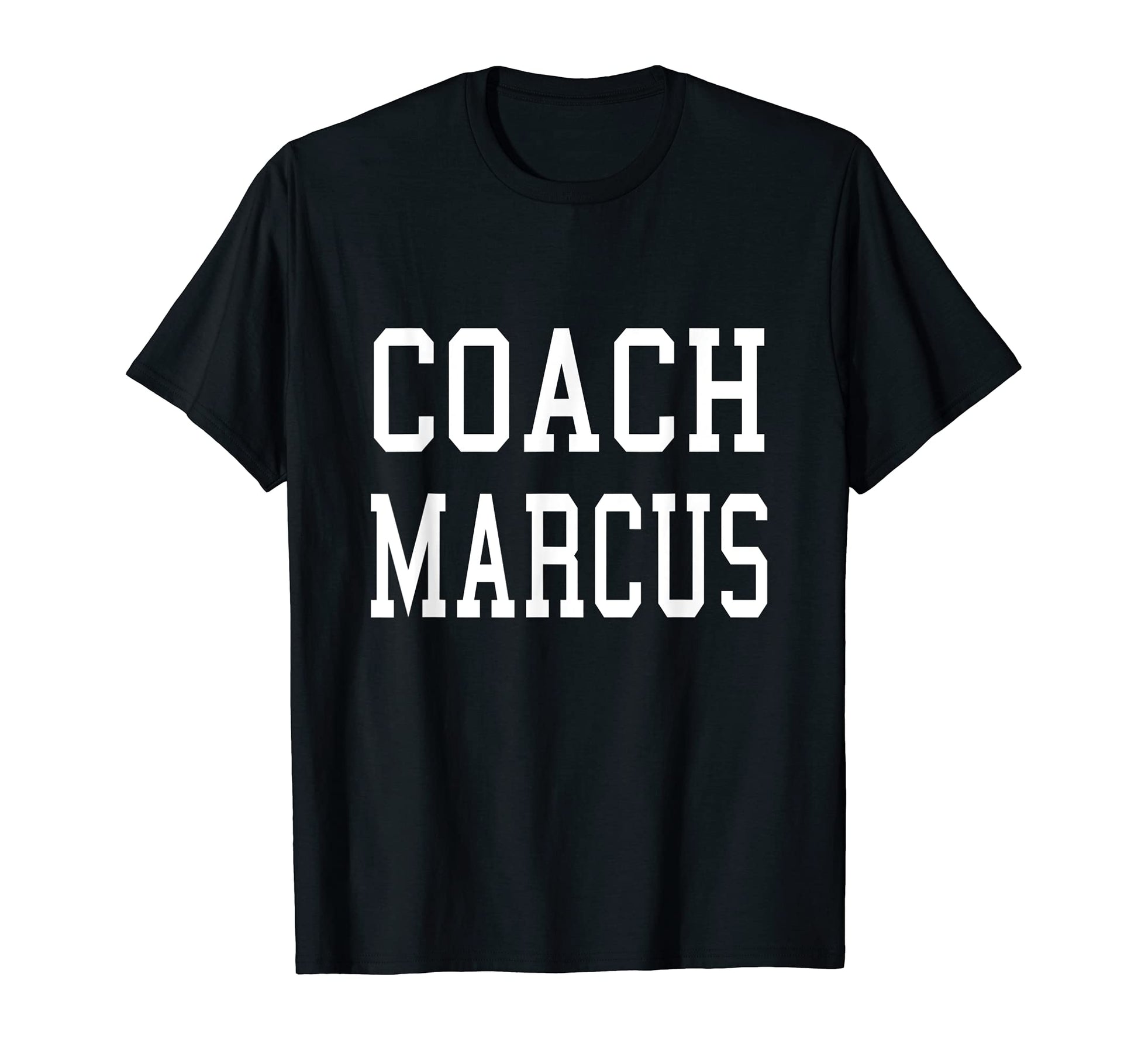 Coach Marcus Custom Football Soccer T-Shirt - Unique Graphic for Adults - T-Shirt, Sweatshirt, Hoodie