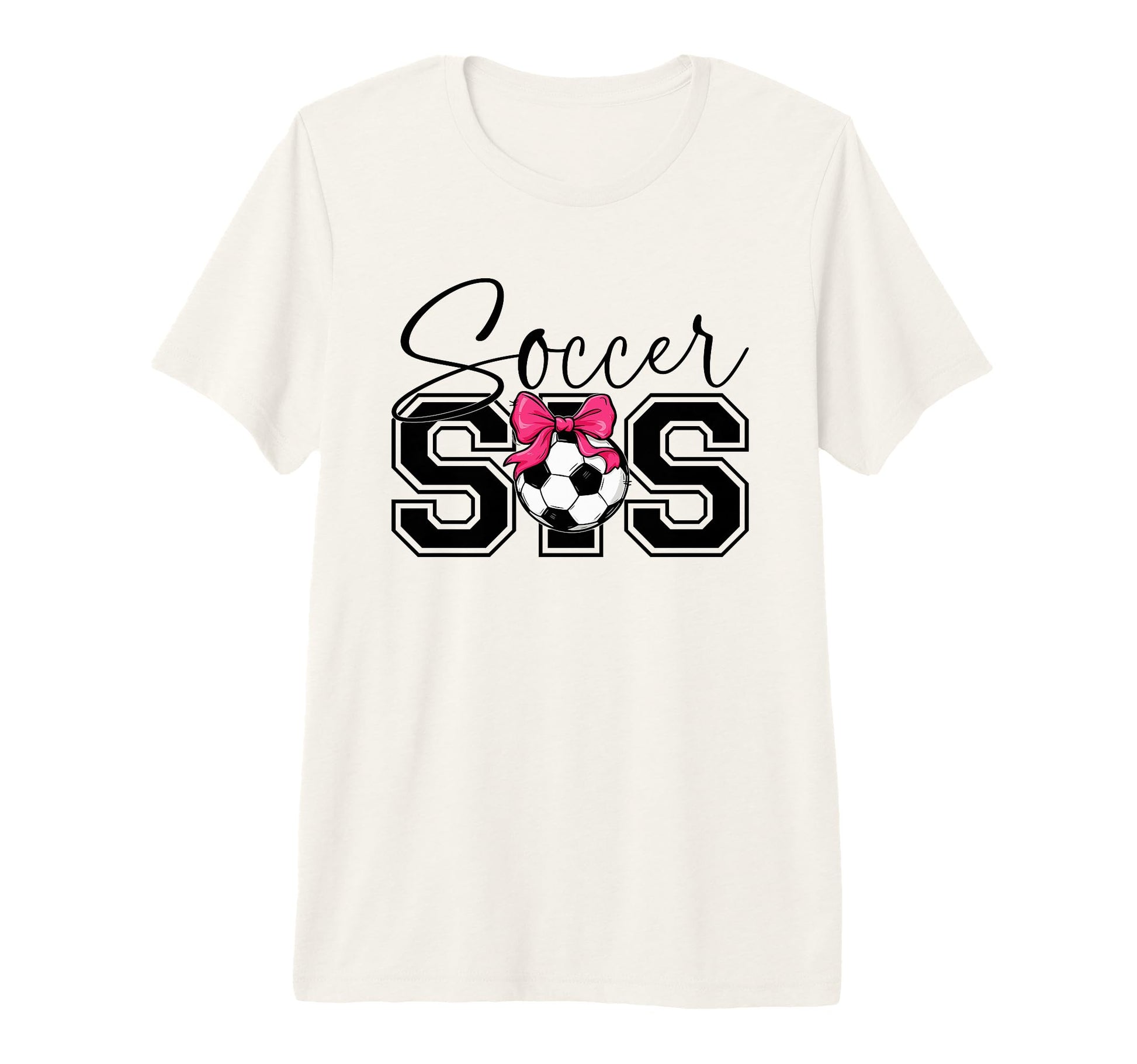 Soccer Sister Heart Big Sister Little T-Shirt - Fun Novelty Design Unisex - T-Shirt, Sweatshirt, Hoodie
