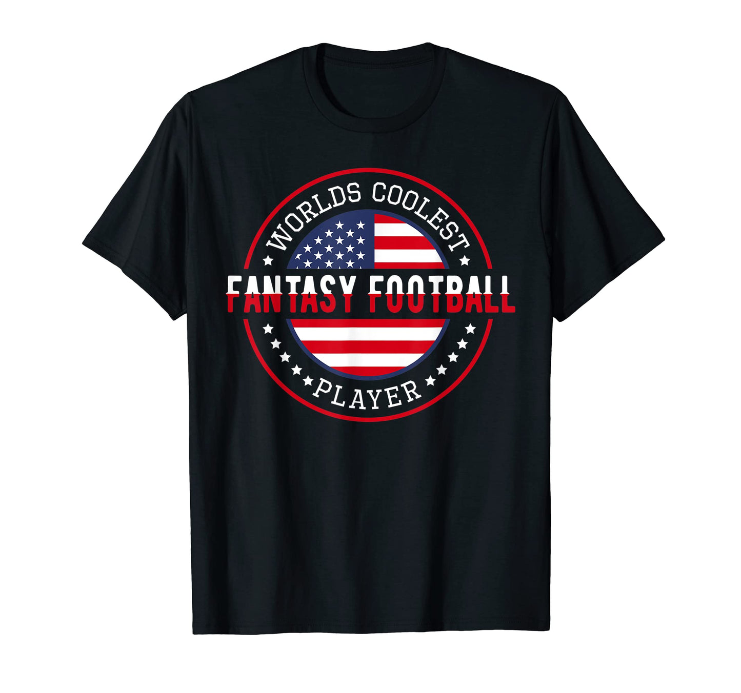 Worlds Coolest Fantasy Football T-Shirt - Custom Art Print Men Women - T-Shirt, Sweatshirt, Hoodie