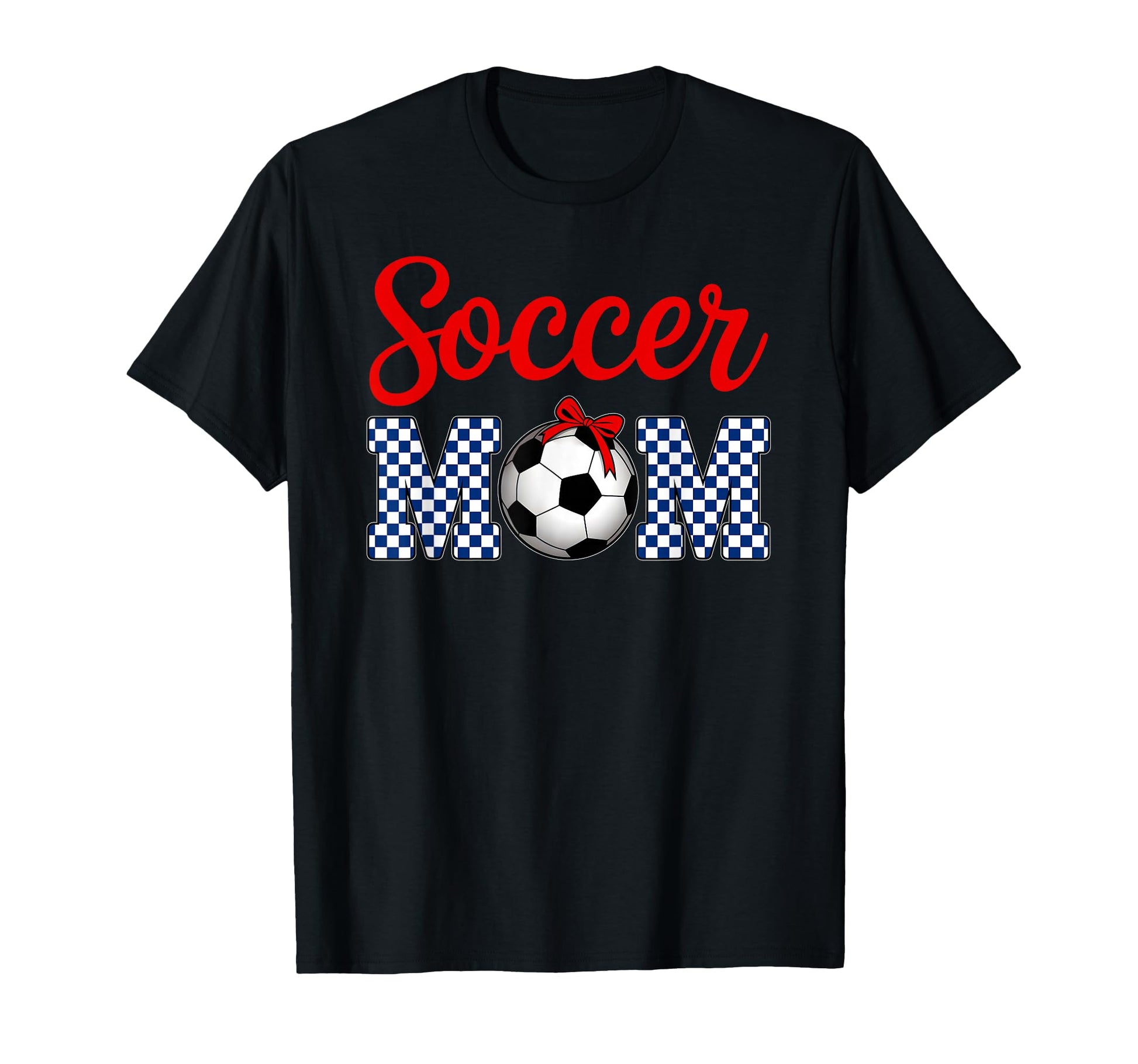 Soccer Mom Soccer Mama Coquette Bow Mothers T-Shirt - Graphic Print Unisex - T-Shirt, Sweatshirt, Hoodie