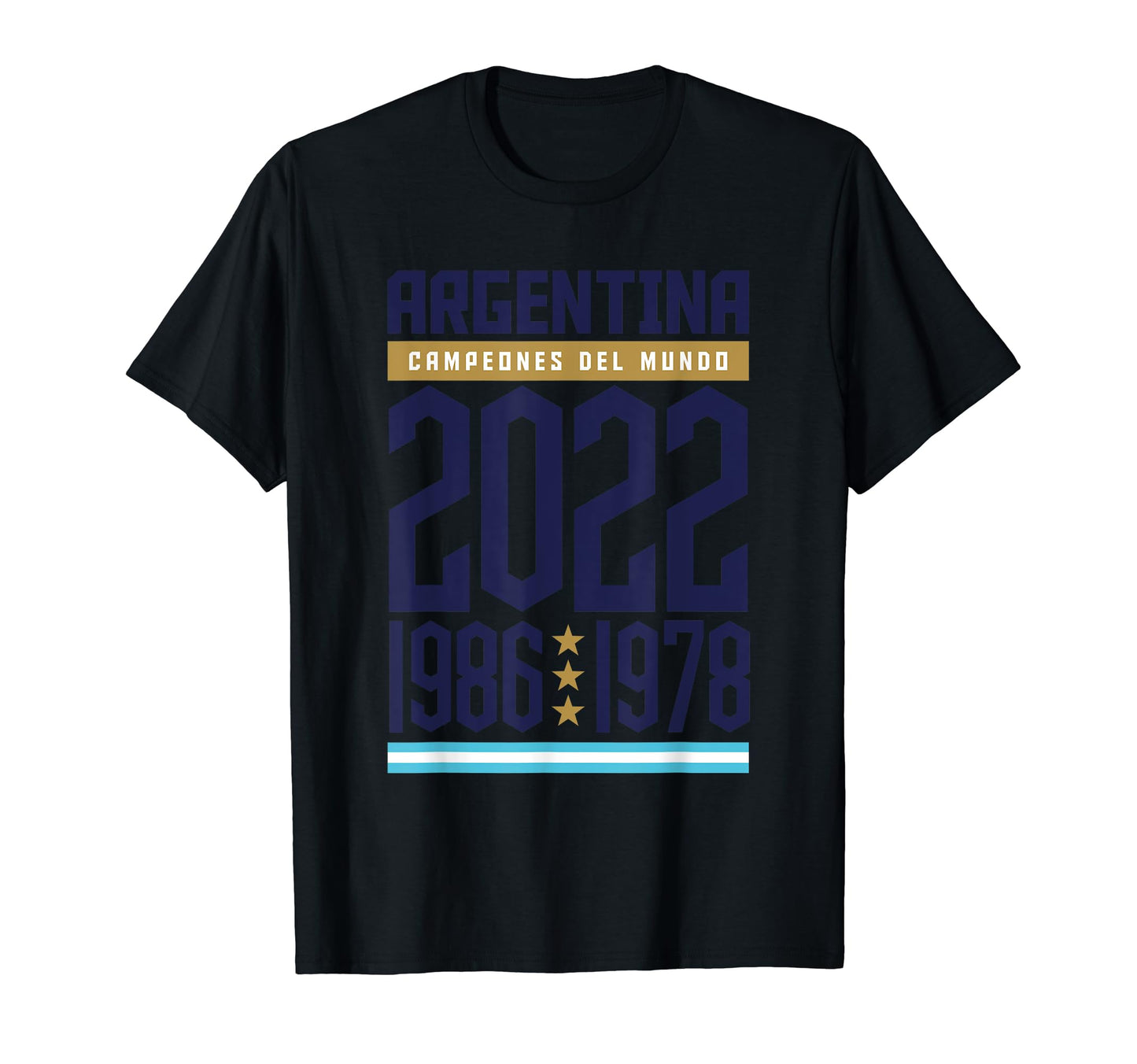 Argentina World Champion 2022 Soccer Fans T-Shirt - Unique Graphic Unisex - T-Shirt, Sweatshirt, Hoodie