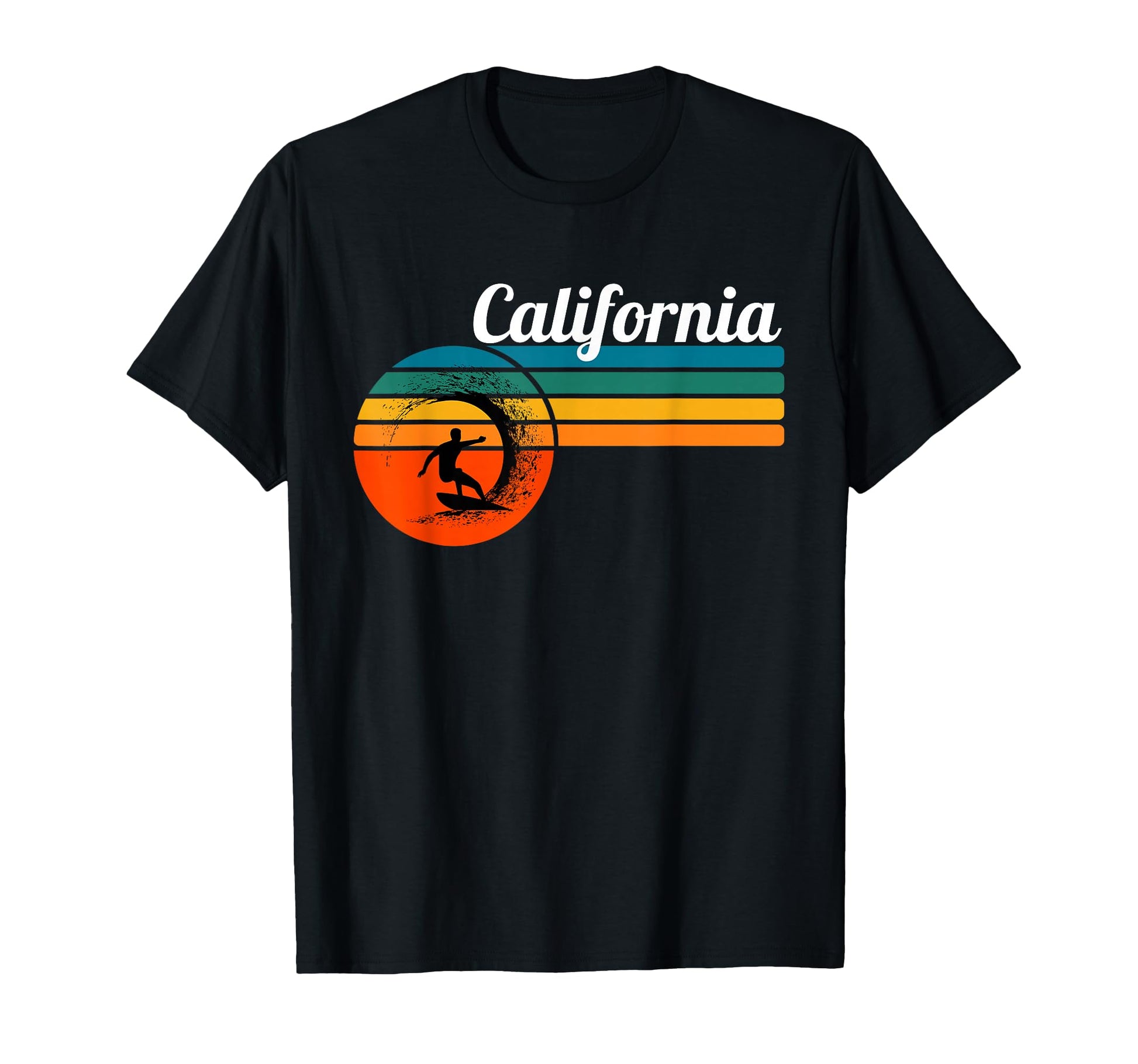 Surf California Beach T-Shirt - Fun Novelty Design Unisex - T-Shirt, Sweatshirt, Hoodie