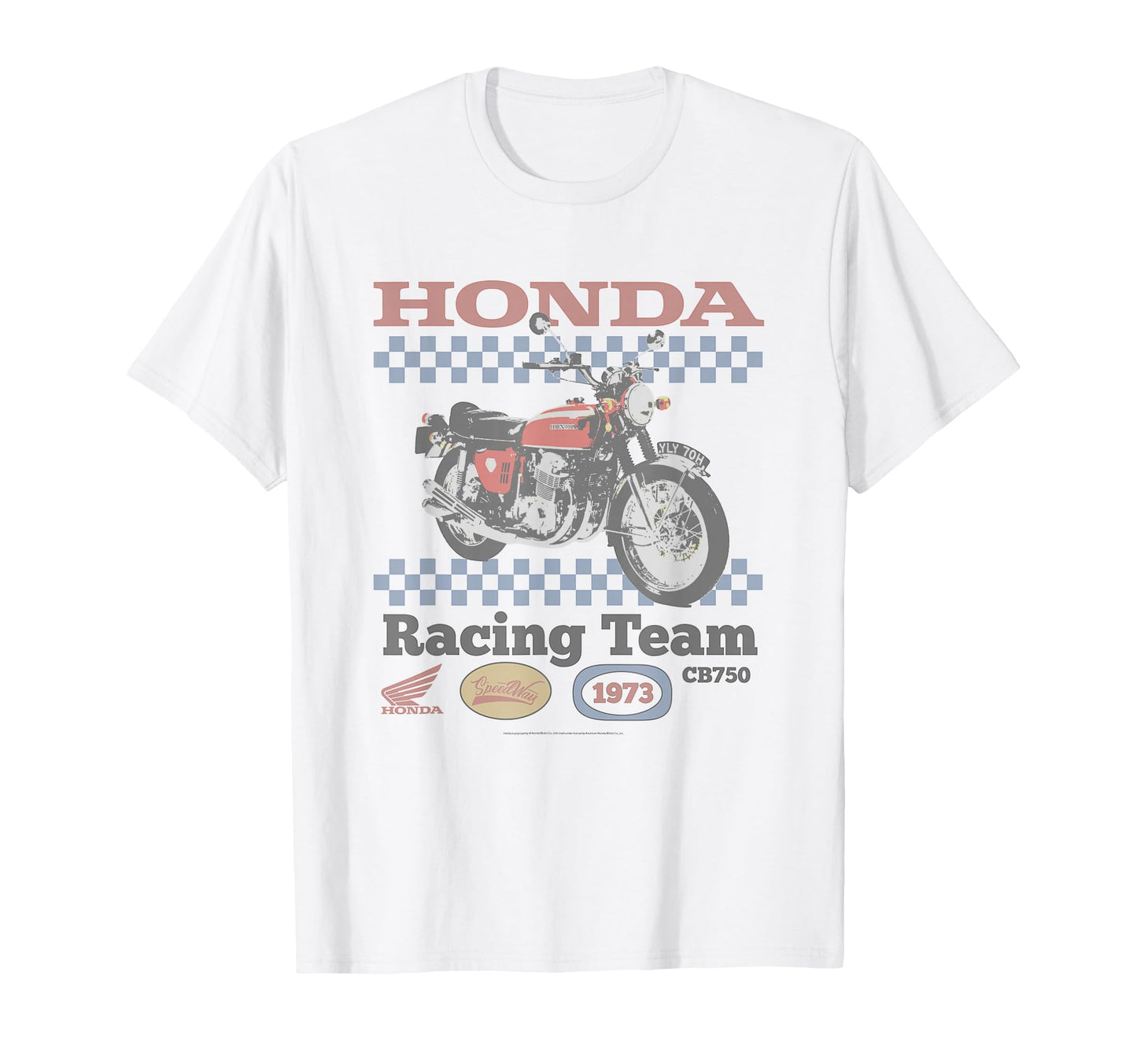 Honda Cb750 Motorcycle Racing 1973 T-Shirt - Casual Everyday Wear Men Women - T-Shirt, Sweatshirt, Hoodie