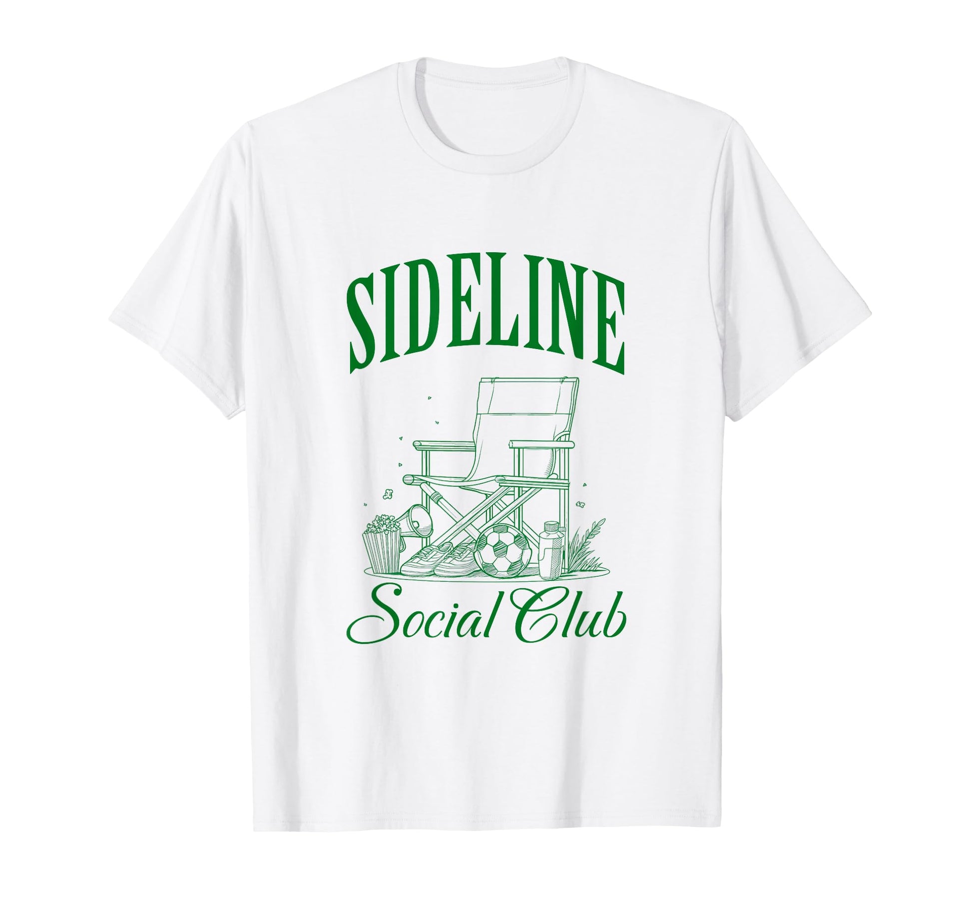 Sideline Social Club Soccer T-Shirt - Unique Graphic Unisex - T-Shirt, Sweatshirt, Hoodie