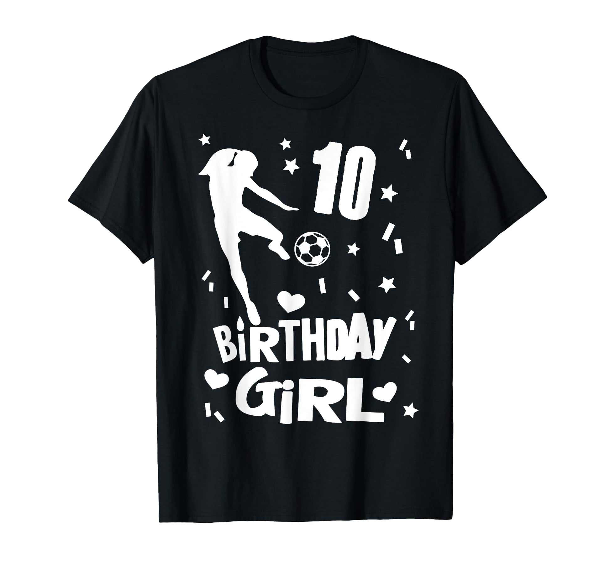 10Th Birthday Soccer Gift Turning Ten T-Shirt - Novelty Apparel for Adults - T-Shirt, Sweatshirt, Hoodie