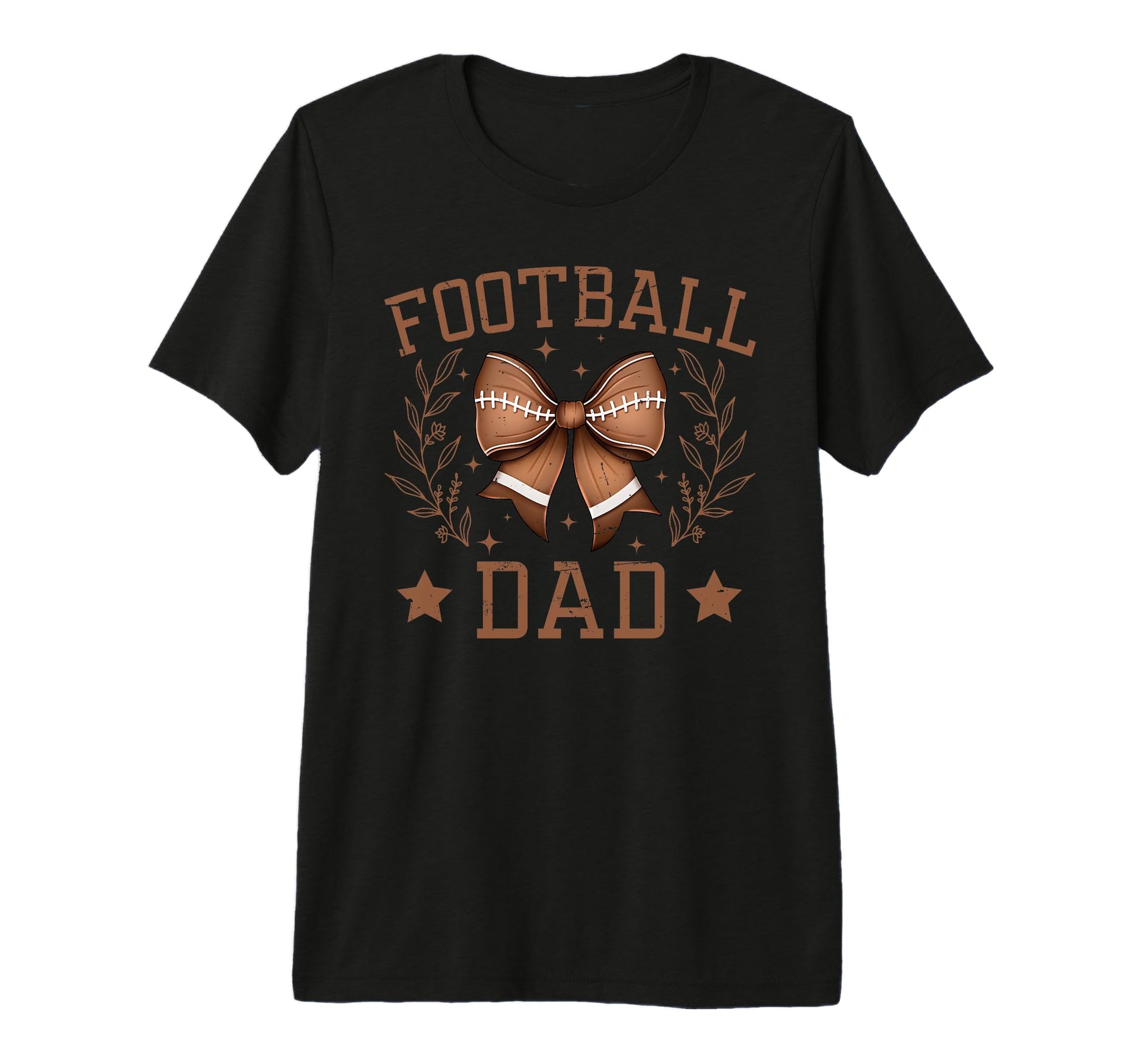 Coquette Bow American Football Dad T-Shirt - Novelty Apparel Unisex - T-Shirt, Sweatshirt, Hoodie