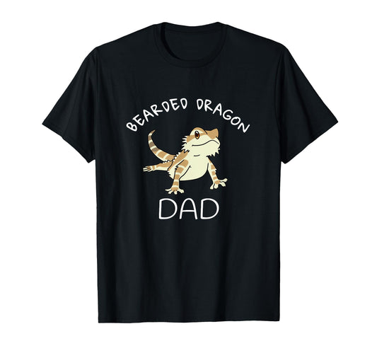Bearded Dragon Dad Beardie T-Shirt - Unique Graphic Unisex - T-Shirt, Sweatshirt, Hoodie