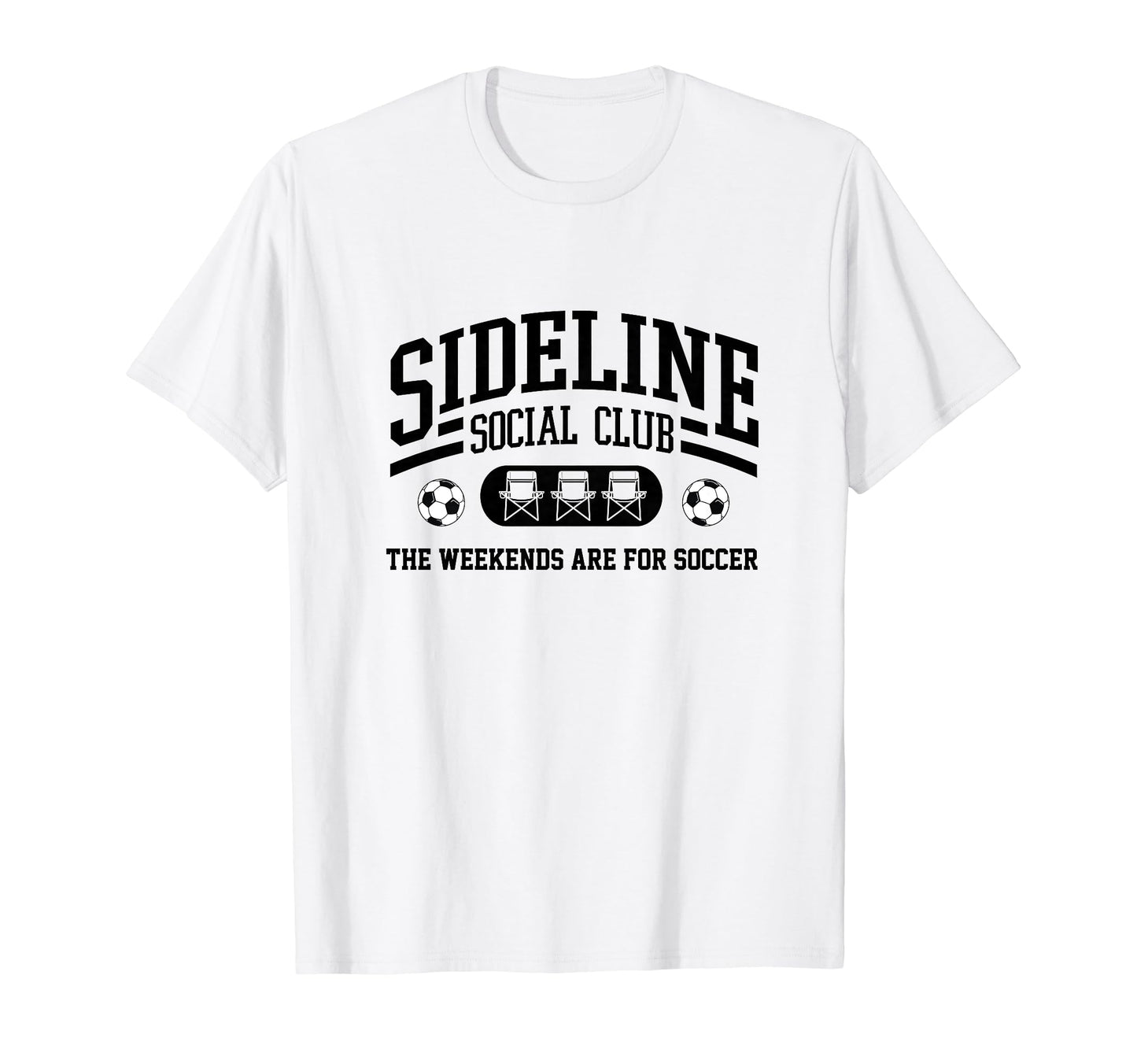 Soccer Mom Sideline Social Club Soccer T-Shirt - Novelty Apparel Unisex - T-Shirt, Sweatshirt, Hoodie