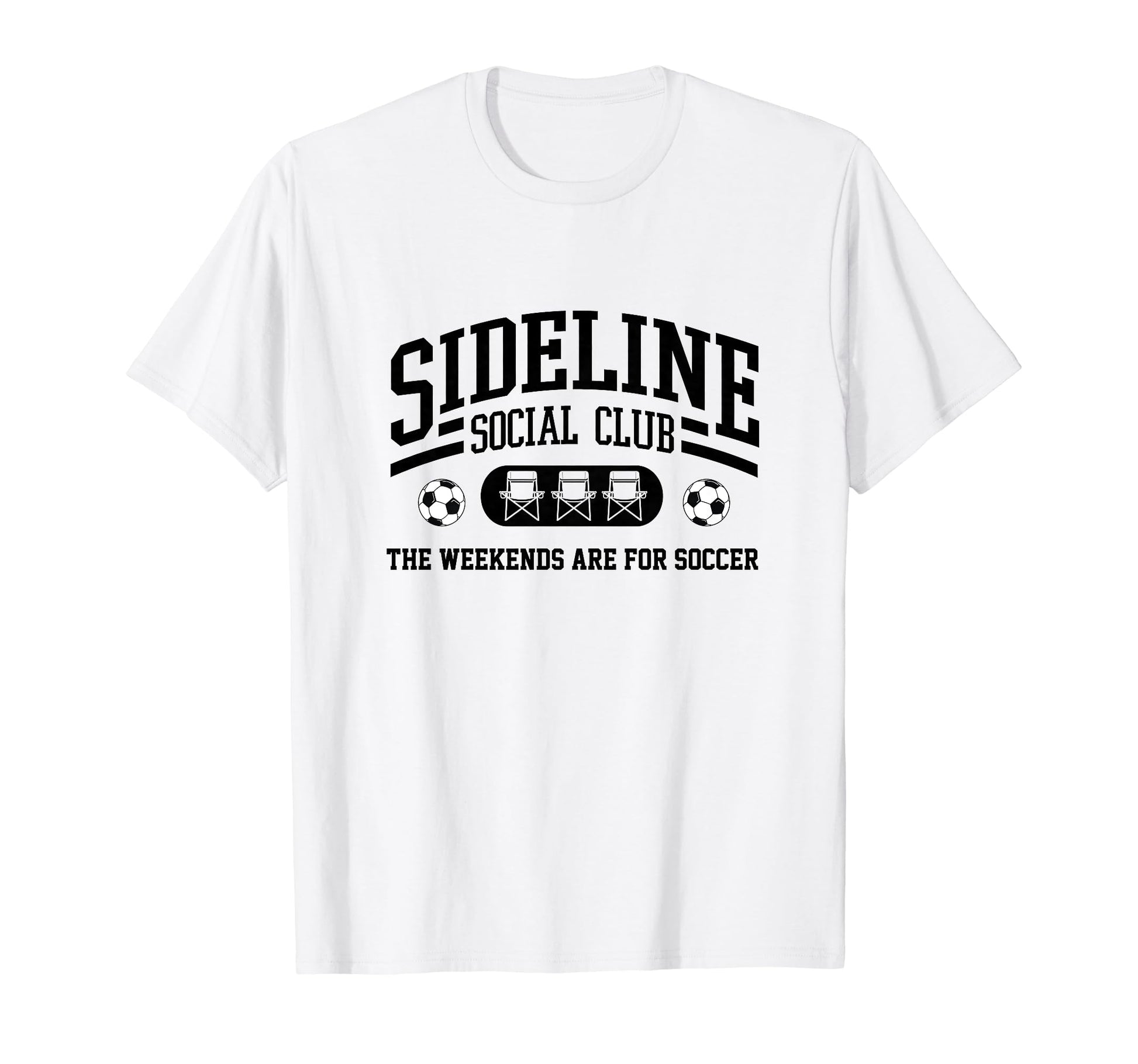 Soccer Mom Sideline Social Club Soccer T-Shirt - Novelty Apparel Unisex - T-Shirt, Sweatshirt, Hoodie