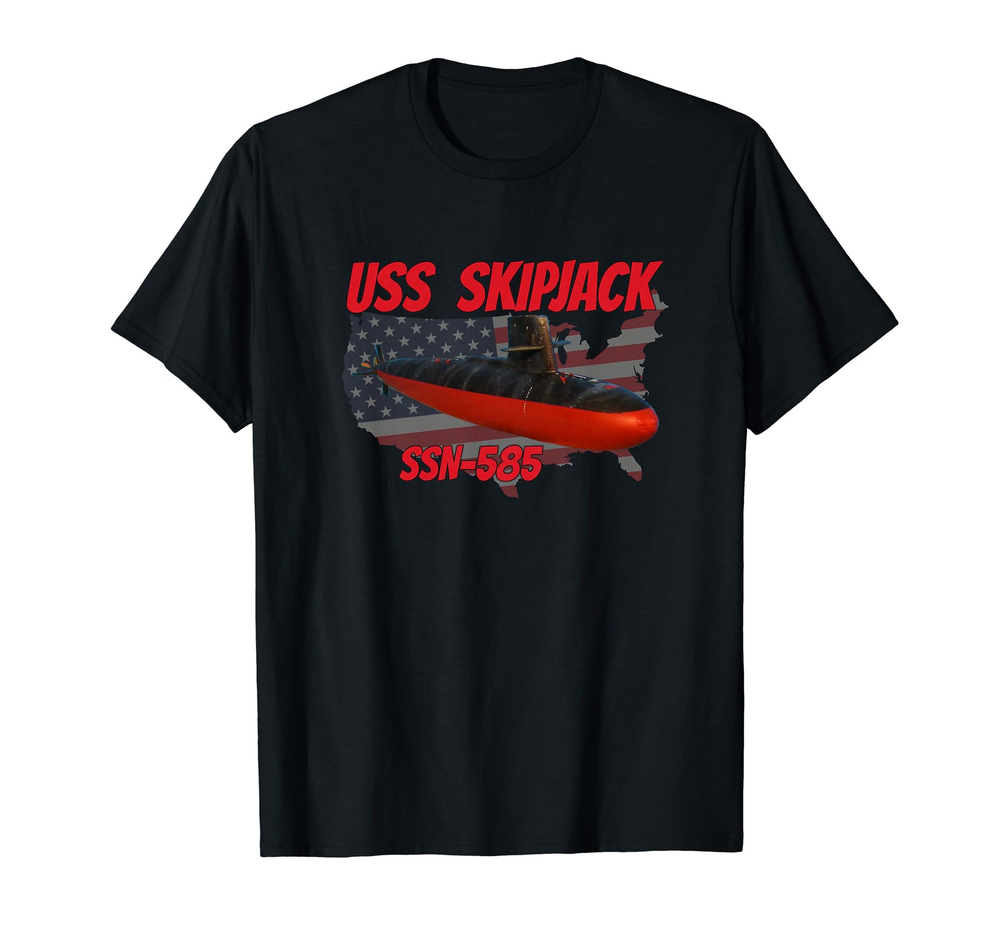 Uss Skipjack Ssn 585 Submarine Veterans T-Shirt - Unique Graphic Men Women - T-Shirt, Sweatshirt, Hoodie