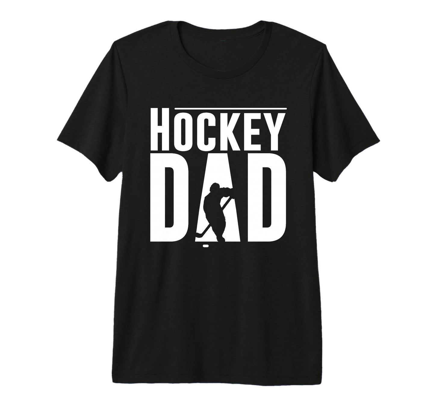 Mens Hockey Dad Tri Blend T-Shirt - Graphic Print Men Women - T-Shirt, Sweatshirt, Hoodie