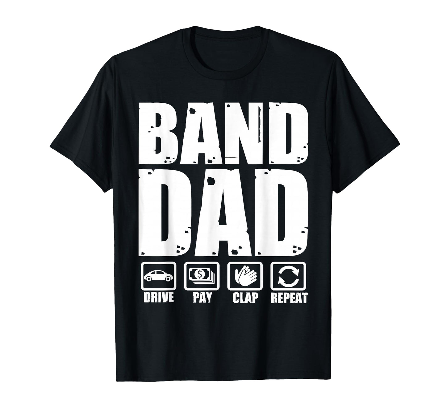 Funny Marching Band Dad Father Fathers Day T-Shirt - Trendy Graphic Unisex - T-Shirt, Sweatshirt, Hoodie