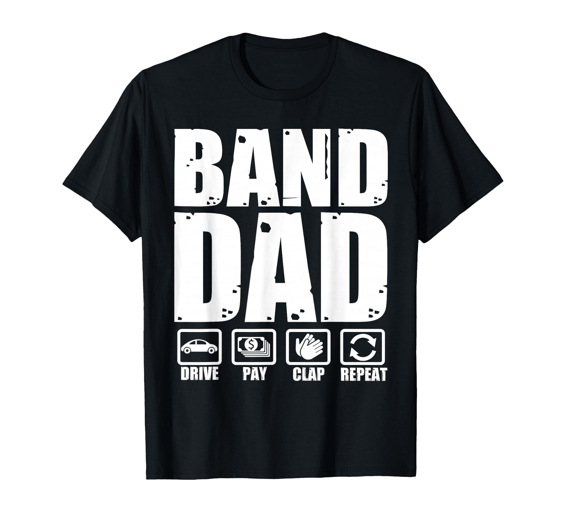 Funny Marching Band Dad Father Fathers Day T-Shirt - Trendy Graphic Unisex - T-Shirt, Sweatshirt, Hoodie