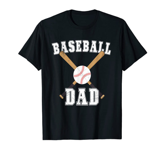 Baseball Dad Coach Fathers Day Baseball T-Shirt - Graphic Print Men Women - T-Shirt, Sweatshirt, Hoodie