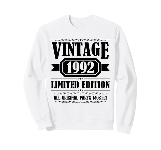 1992 T Shirts Funny 1992 Birthday Sweatshirt - Trendy Graphic Unisex - T-Shirt, Sweatshirt, Hoodie