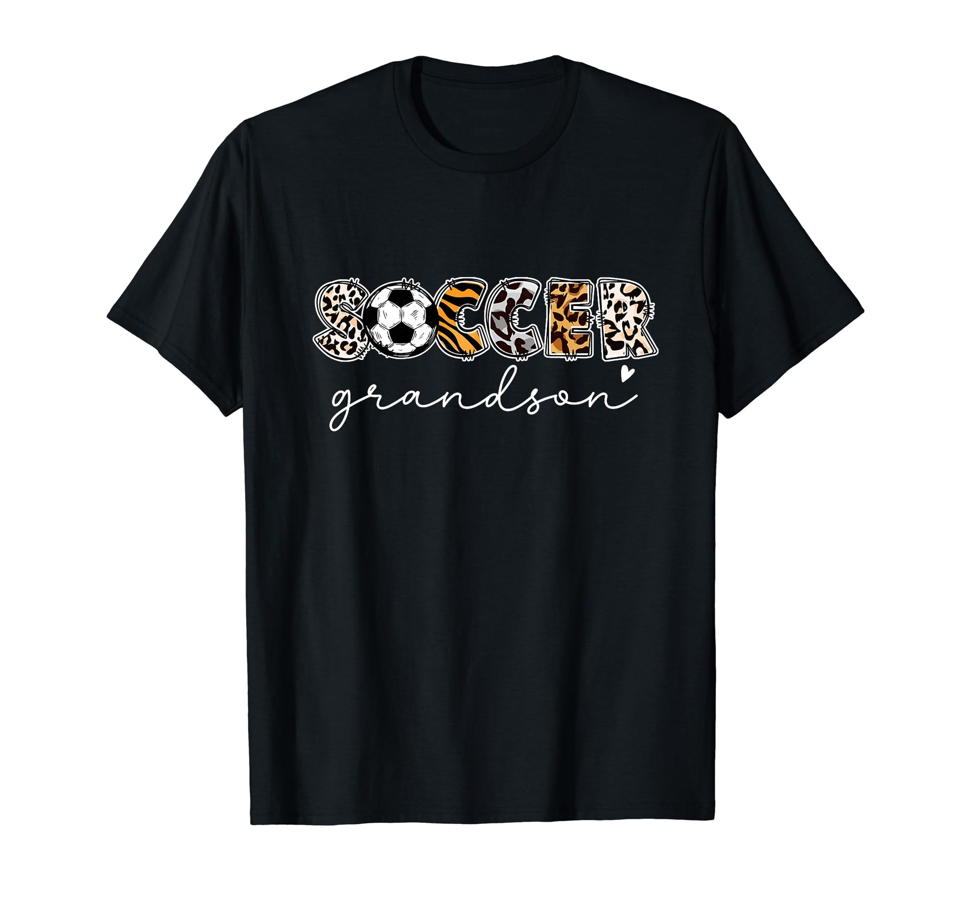 Soccer Grandson Leopard Funny Soccer T-Shirt - Streetwear Style Men Women - T-Shirt, Sweatshirt, Hoodie