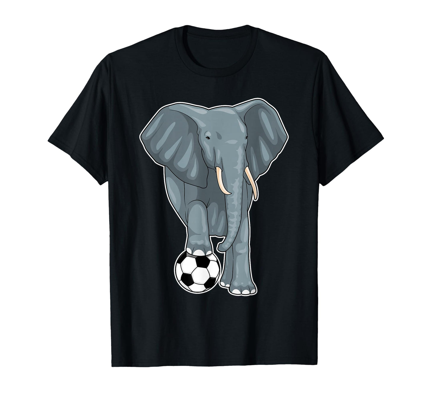 Elephant Soccer Player Soccer Sports T-Shirt - Novelty Apparel Men Women - T-Shirt, Sweatshirt, Hoodie