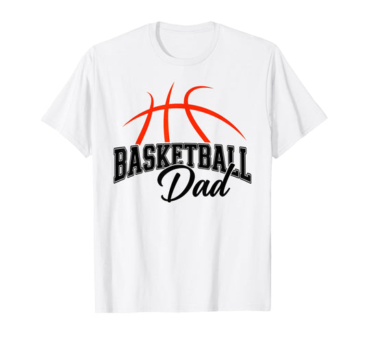 Basketball Dad Basketball Lovers Funny T-Shirt - Minimalist Print Unisex - T-Shirt, Sweatshirt, Hoodie