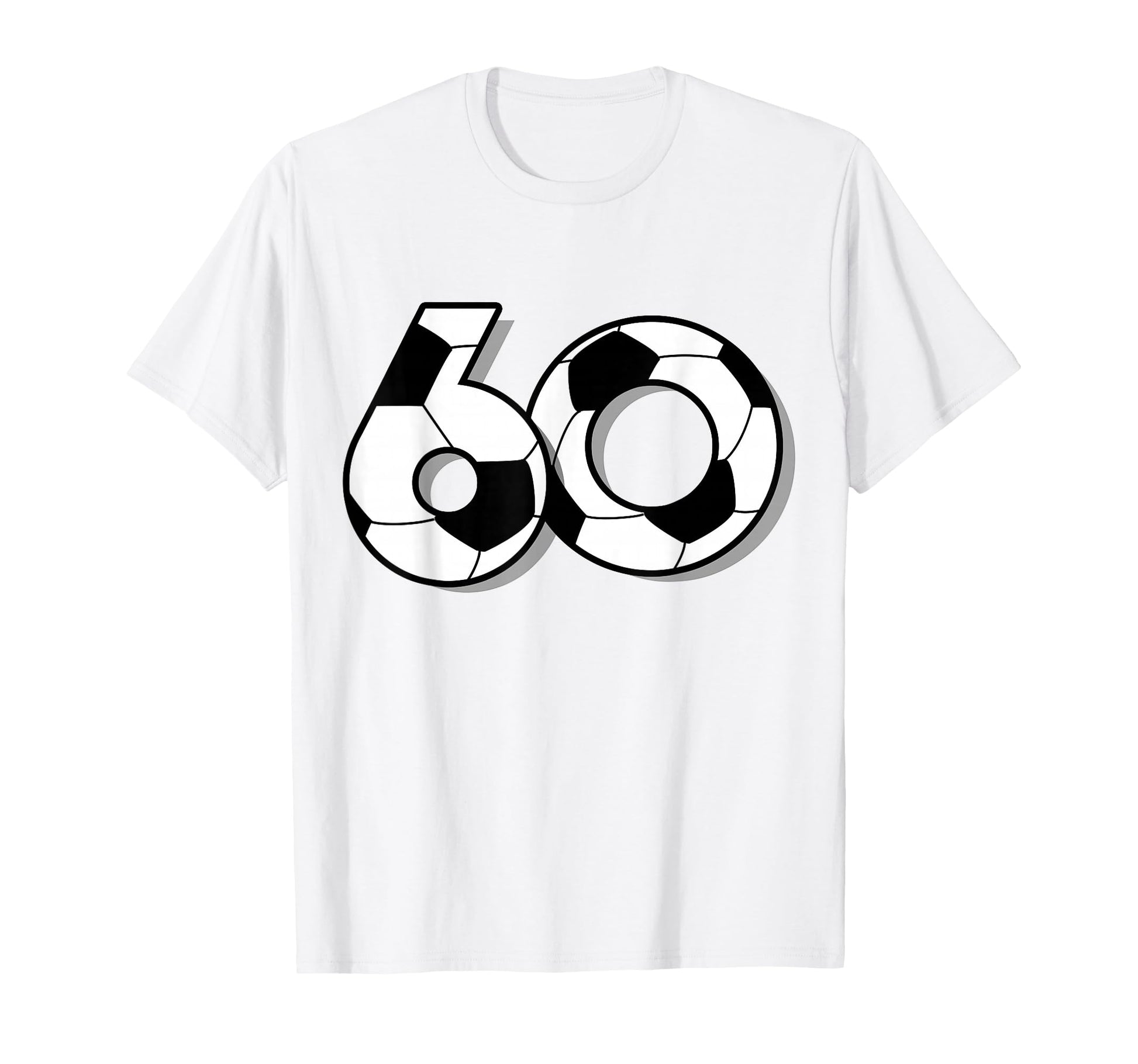 Sixtieth Birthday Party 60Th Soccer T-Shirt - Custom Art Print for Adults - T-Shirt, Sweatshirt, Hoodie