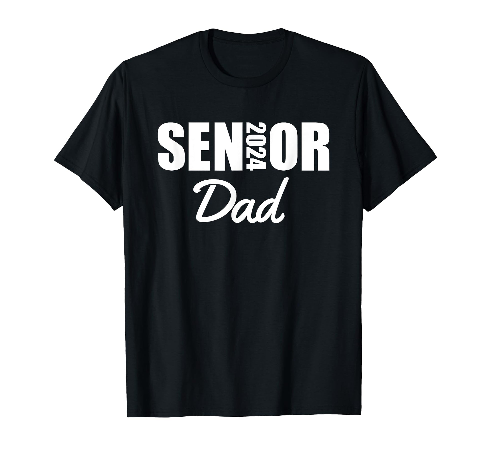2024 Senior Dad Class 2024 Parent Proud T-Shirt - Minimalist Print Unisex - T-Shirt, Sweatshirt, Hoodie