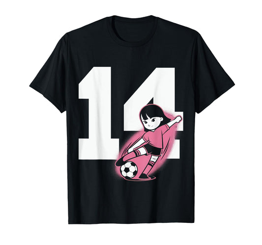 14 Soccer Birthday Gift Soccer T-Shirt - Casual Everyday Wear for Adults - T-Shirt, Sweatshirt, Hoodie