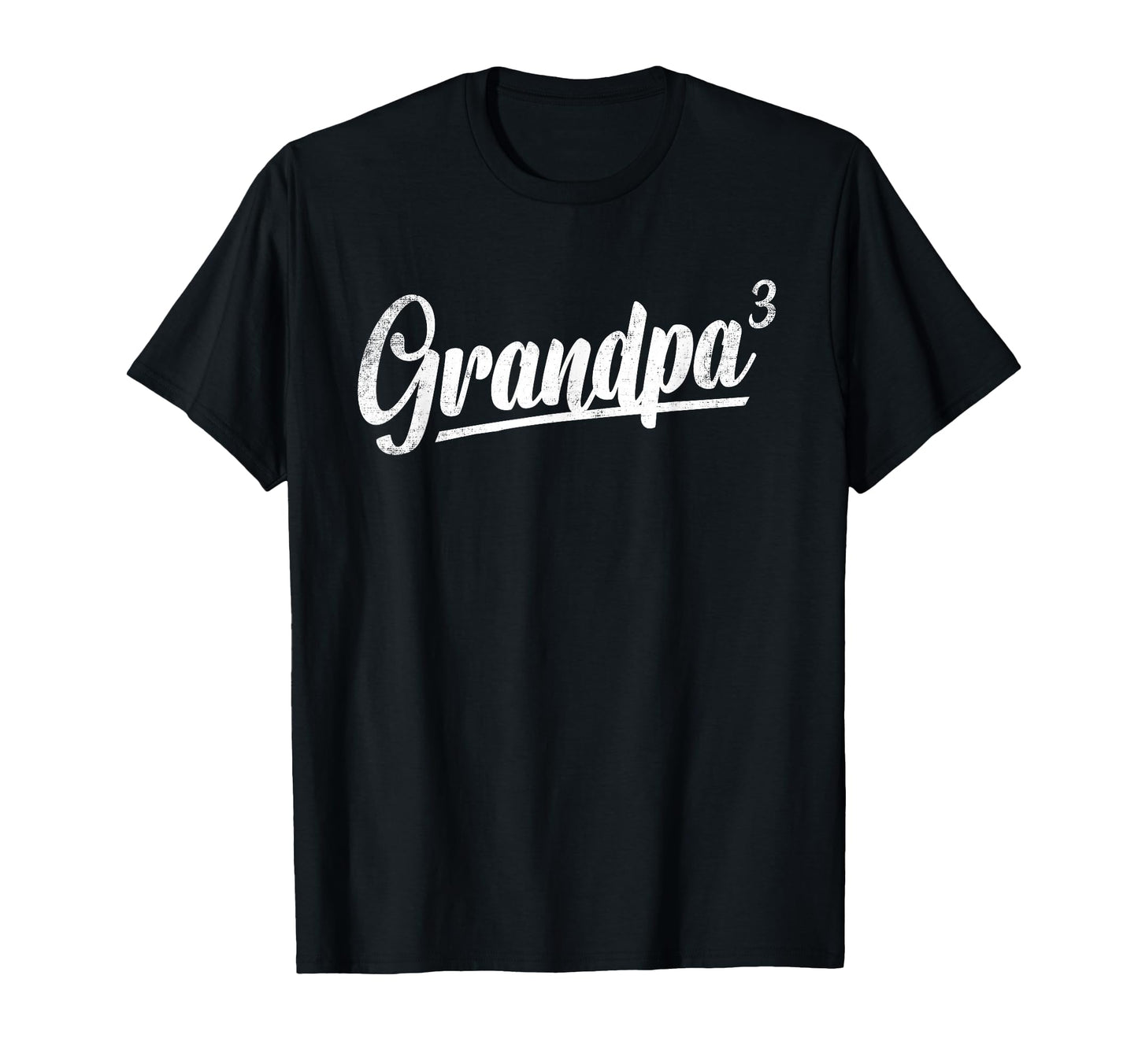Grandpa 3 Three 3 Cubed 3 Grandkid T-Shirt - Trendy Graphic Men Women - T-Shirt, Sweatshirt, Hoodie