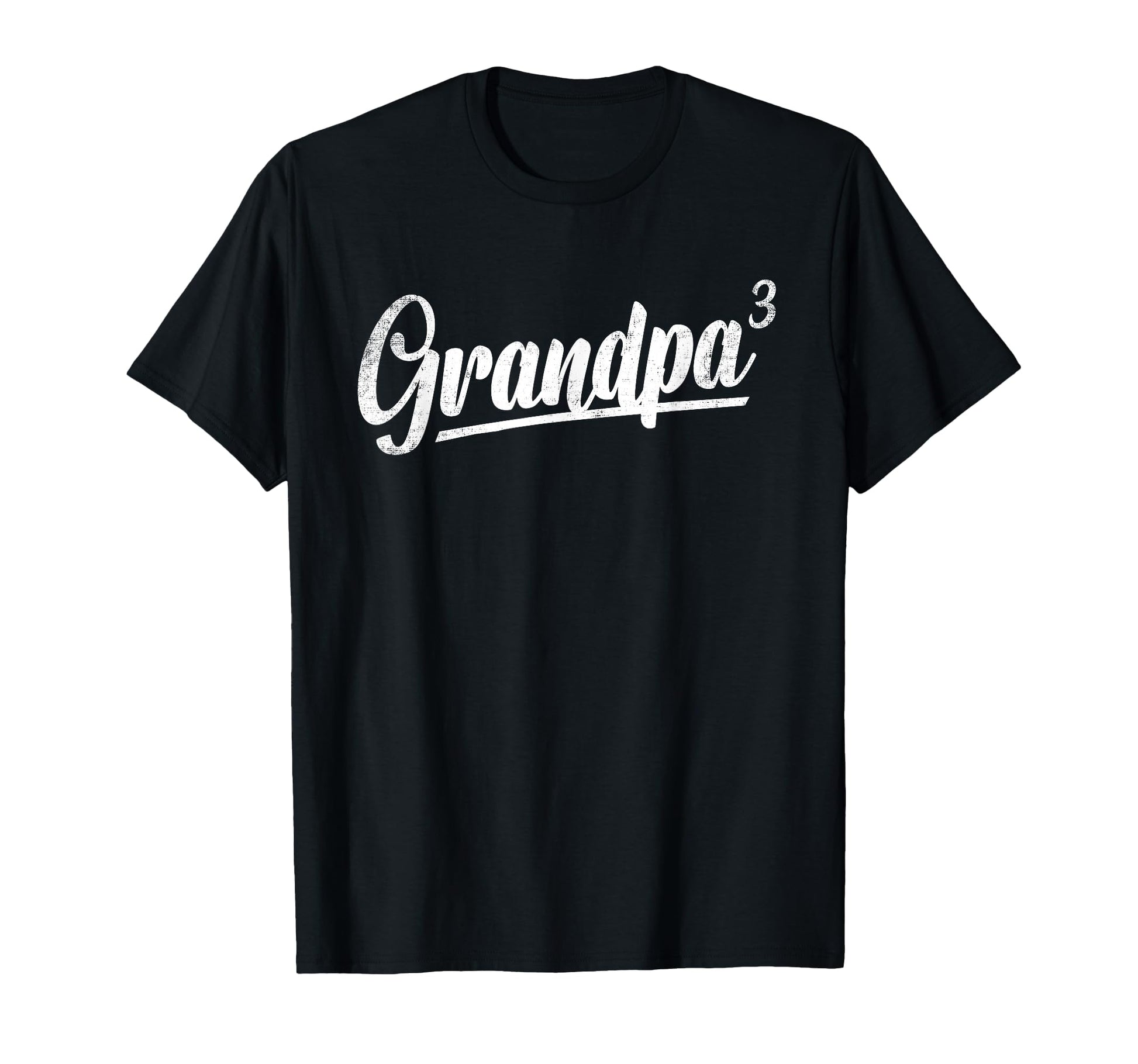 Grandpa 3 Three 3 Cubed 3 Grandkid T-Shirt - Trendy Graphic Men Women - T-Shirt, Sweatshirt, Hoodie