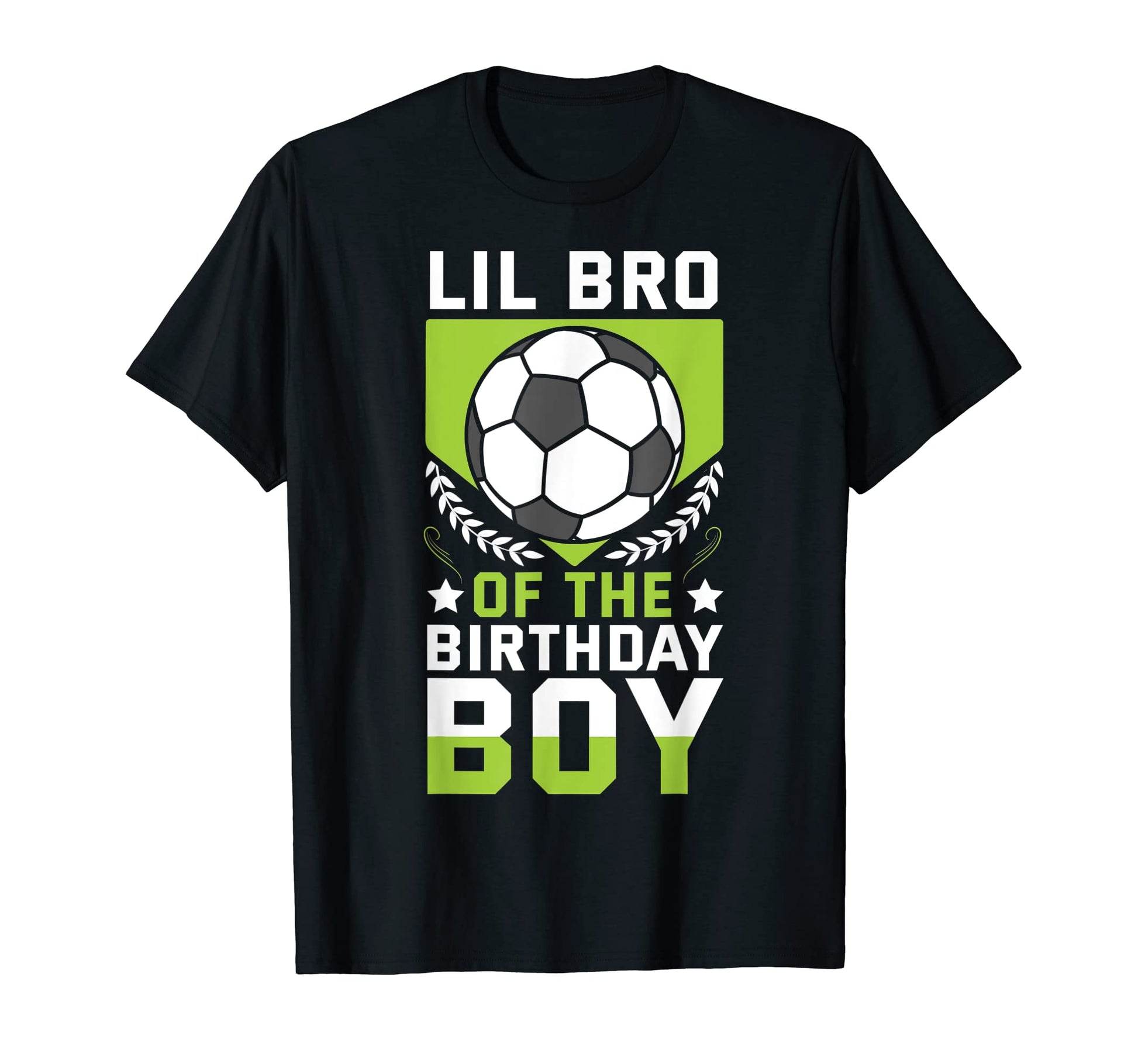 Lil Bro Birthday Soccer Player Bday Team T-Shirt - Graphic Print Unisex - T-Shirt, Sweatshirt, Hoodie