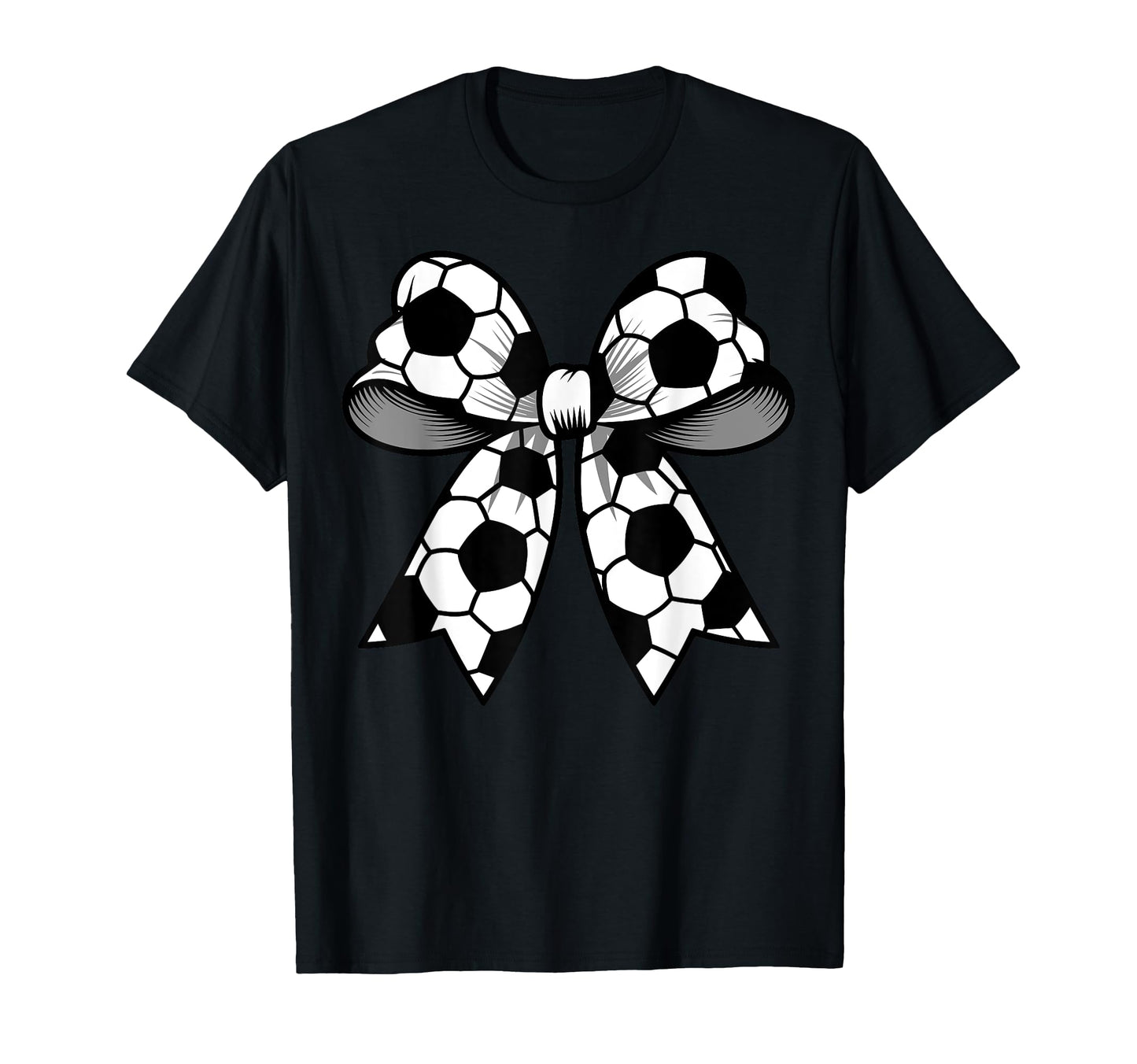 Soccer Coquette Bow Funny Soccer Mom T-Shirt - Custom Art Print Unisex - T-Shirt, Sweatshirt, Hoodie