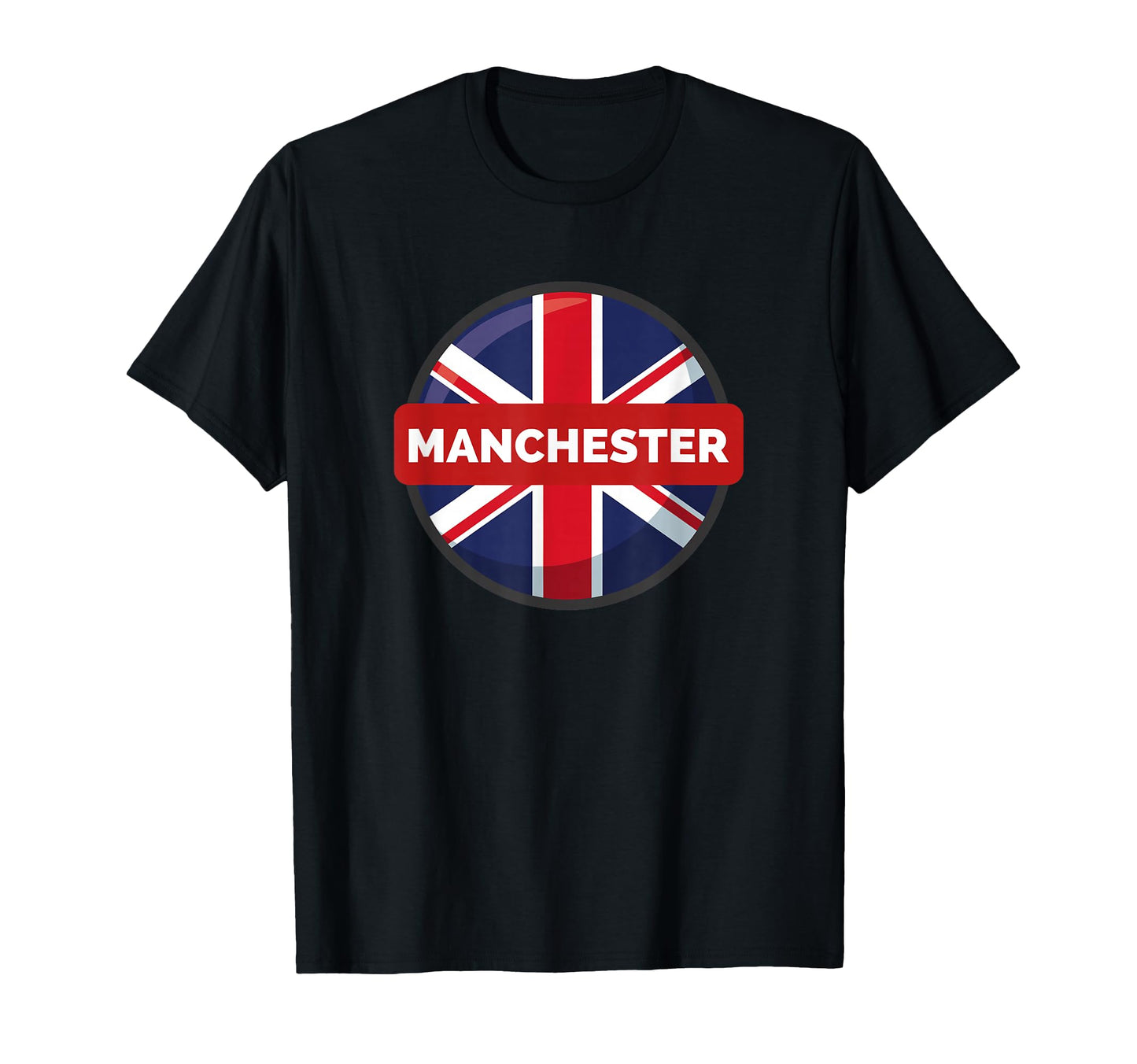 Manchester Uk Flag United Kingdom T-Shirt - Minimalist Print Unisex - T-Shirt, Sweatshirt, Hoodie