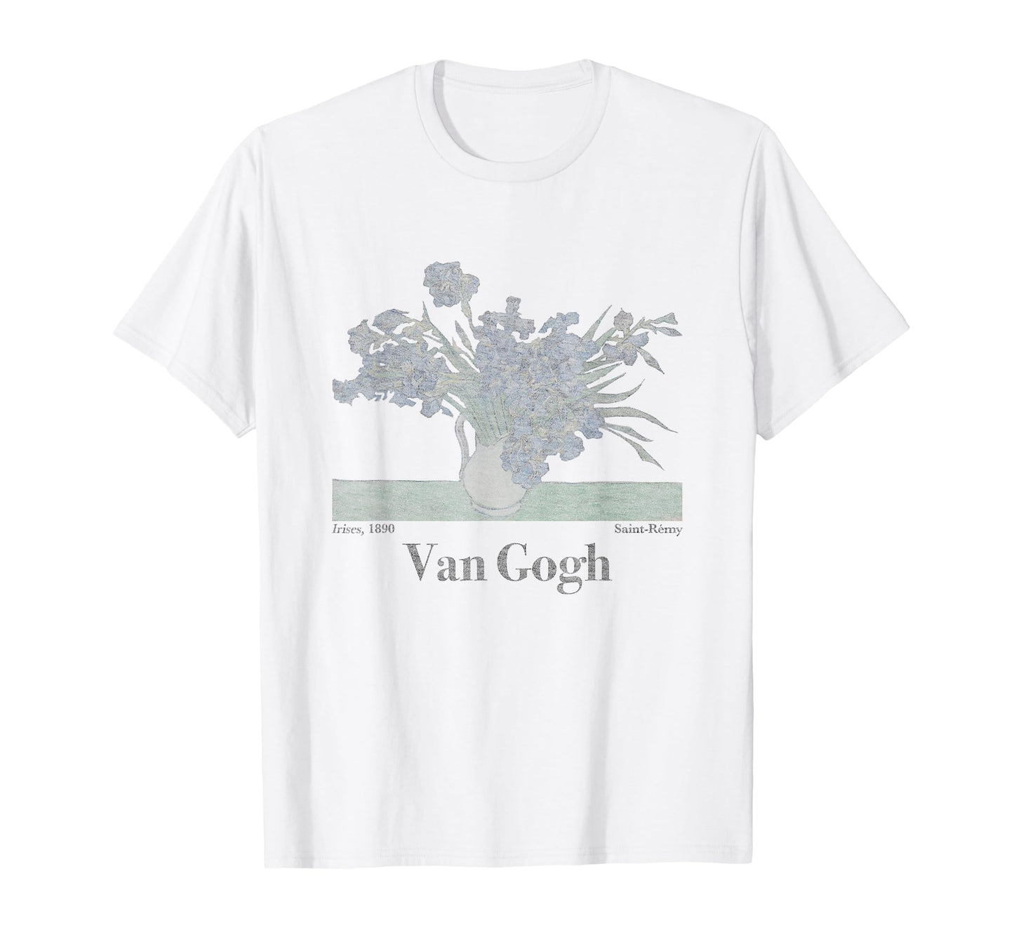 Van Gogh Fine Art Iris T-Shirt - Minimalist Print Unisex - T-Shirt, Sweatshirt, Hoodie