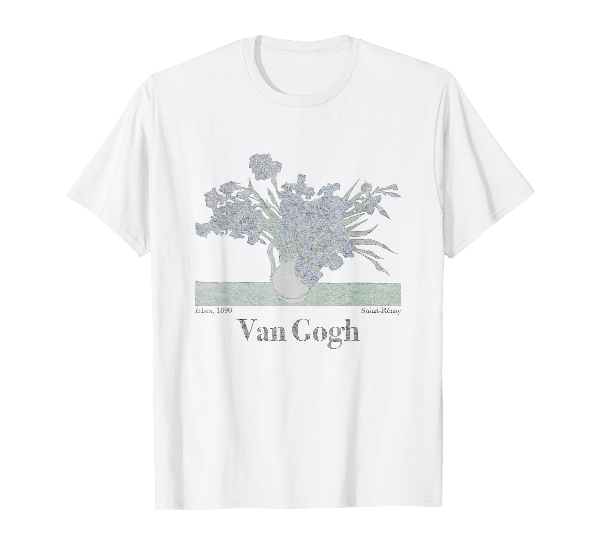 Van Gogh Fine Art Iris T-Shirt - Minimalist Print Unisex - T-Shirt, Sweatshirt, Hoodie