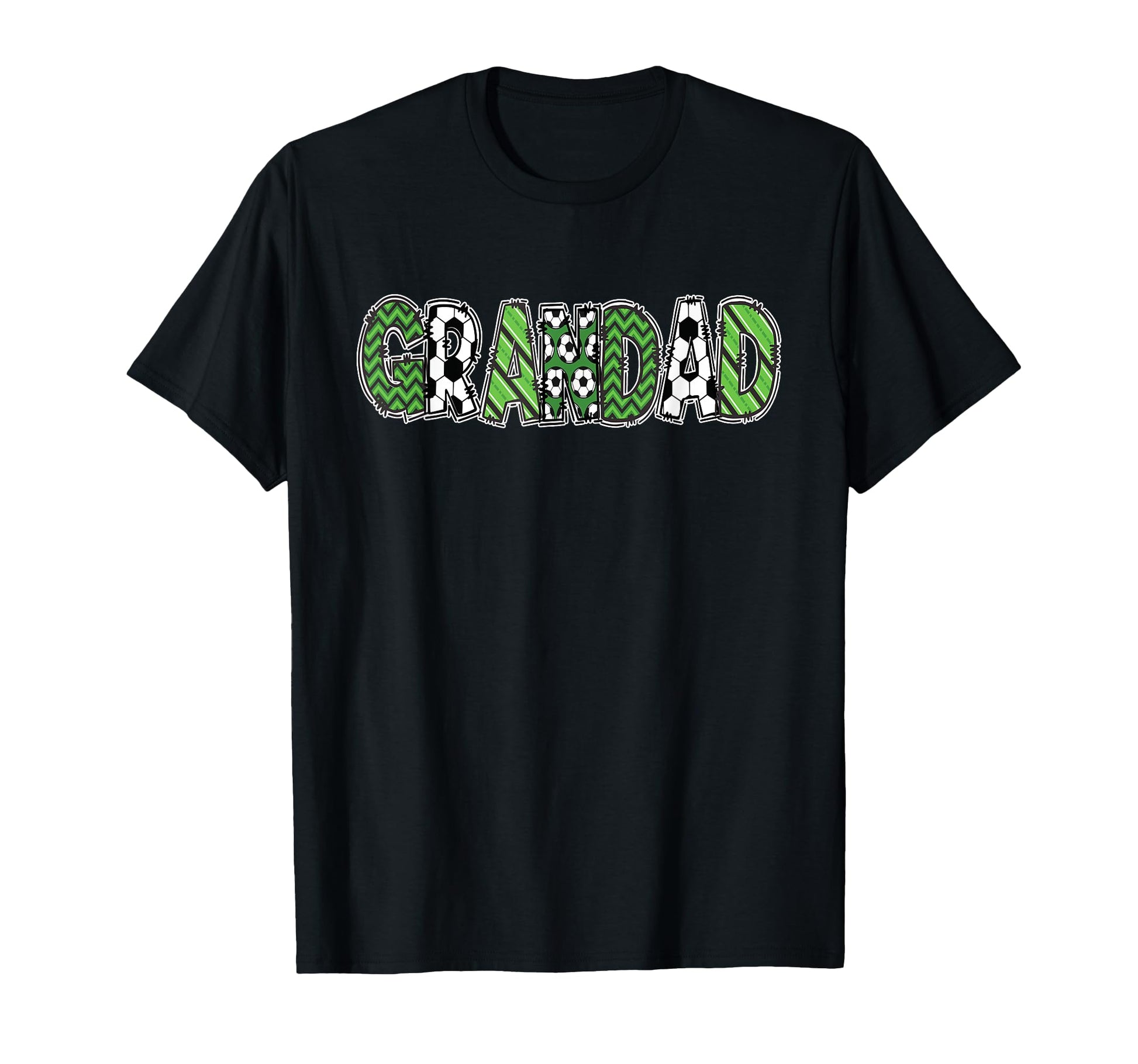 Soccer Grandpa Grandad Birthday Party T-Shirt - Graphic Print for Adults - T-Shirt, Sweatshirt, Hoodie