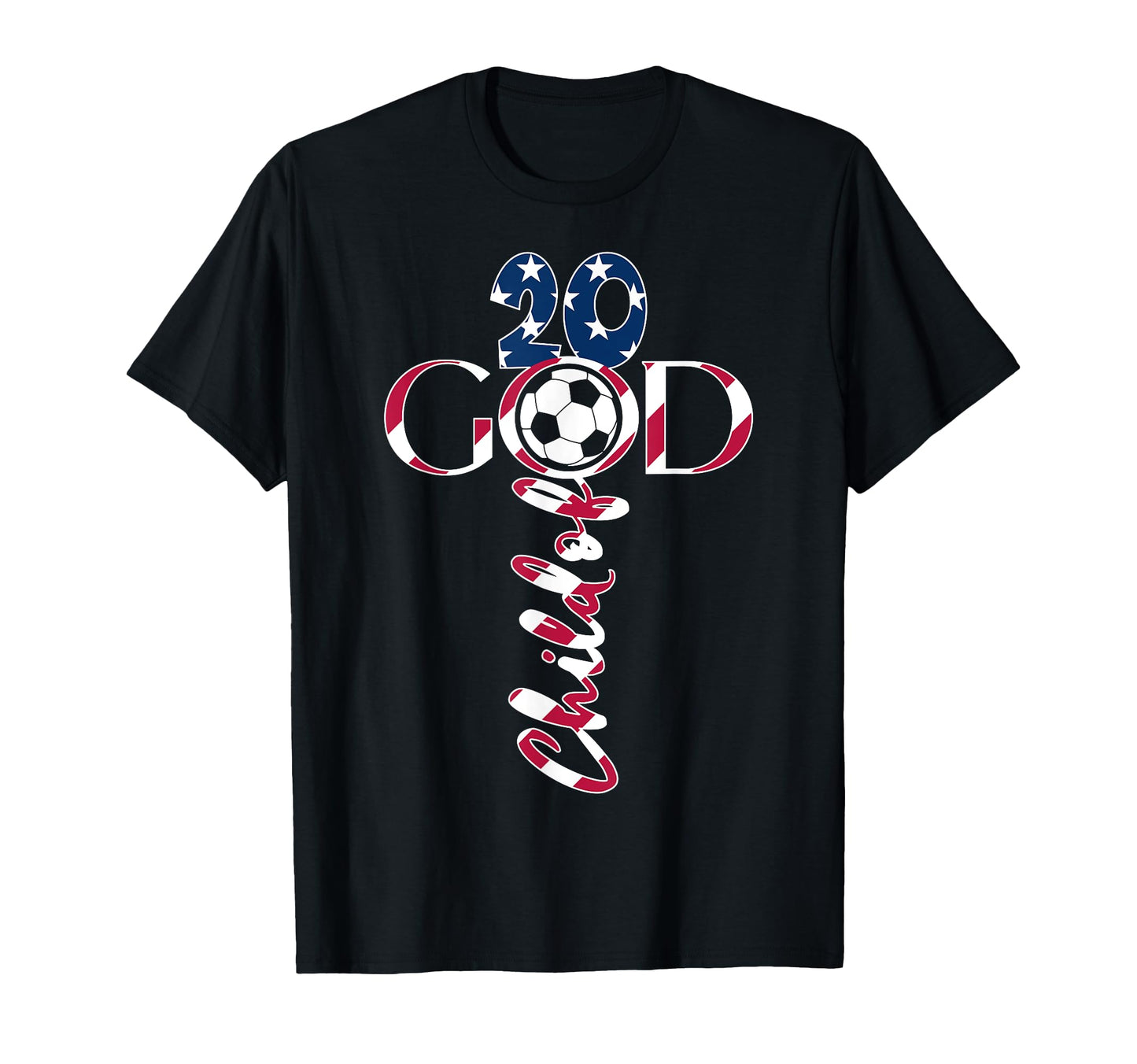 Jesus 20 Years Child God Soccer 20Th T-Shirt - Graphic Print Men Women - T-Shirt, Sweatshirt, Hoodie