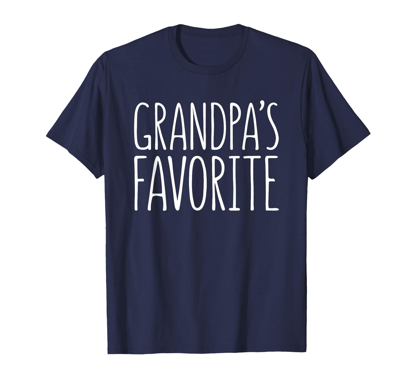 Grandpas Favorite Grandchild T-Shirt - Aesthetic Graphic Men Women - T-Shirt, Sweatshirt, Hoodie