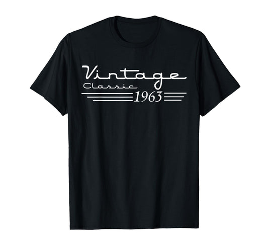 63Th Birthday Decorations 1963 63 T-Shirt - Streetwear Style Men Women - T-Shirt, Sweatshirt, Hoodie