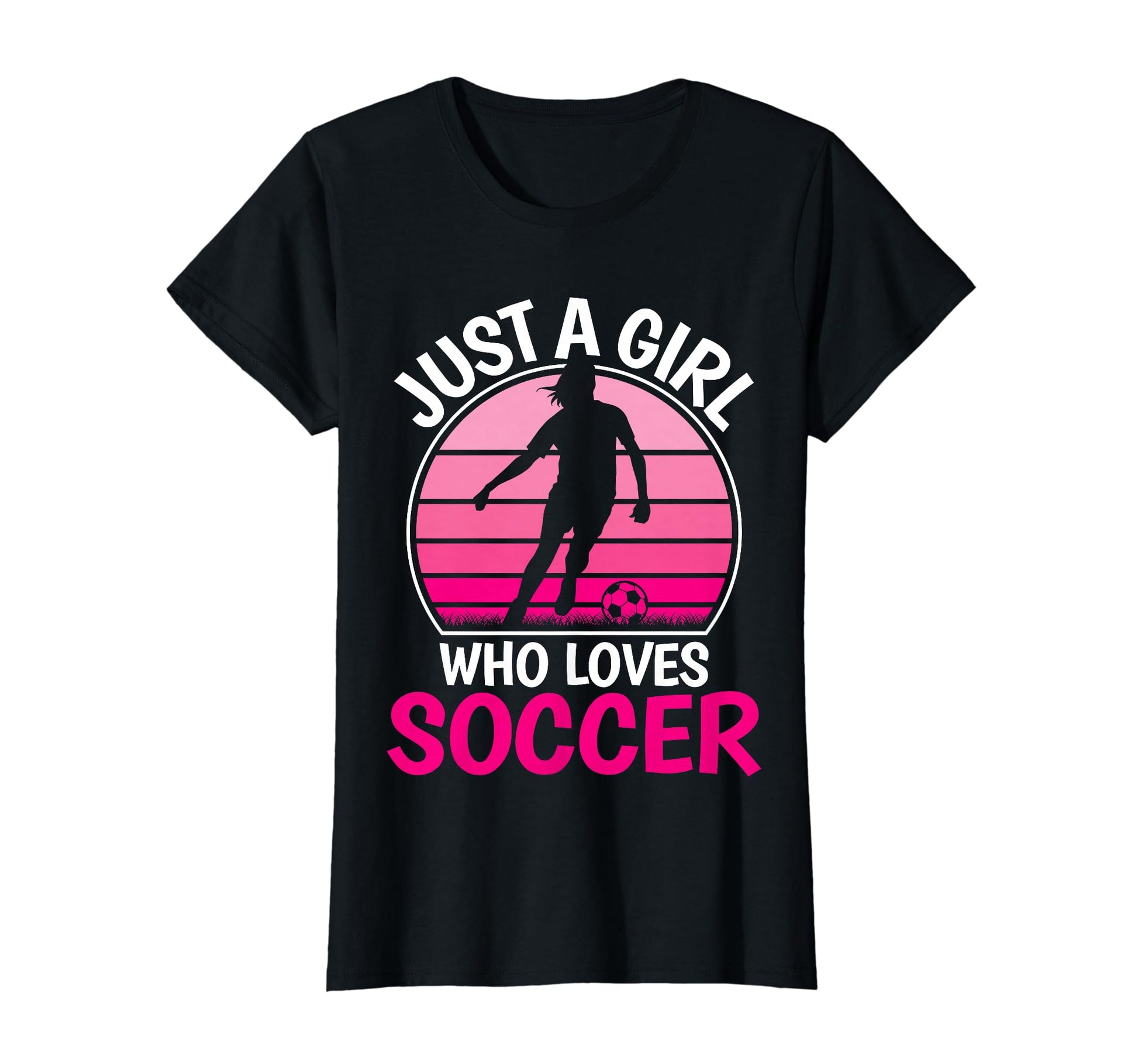 Just Who Loves Soccer Soccer T-Shirt - Casual Everyday Wear Men Women - T-Shirt, Sweatshirt, Hoodie