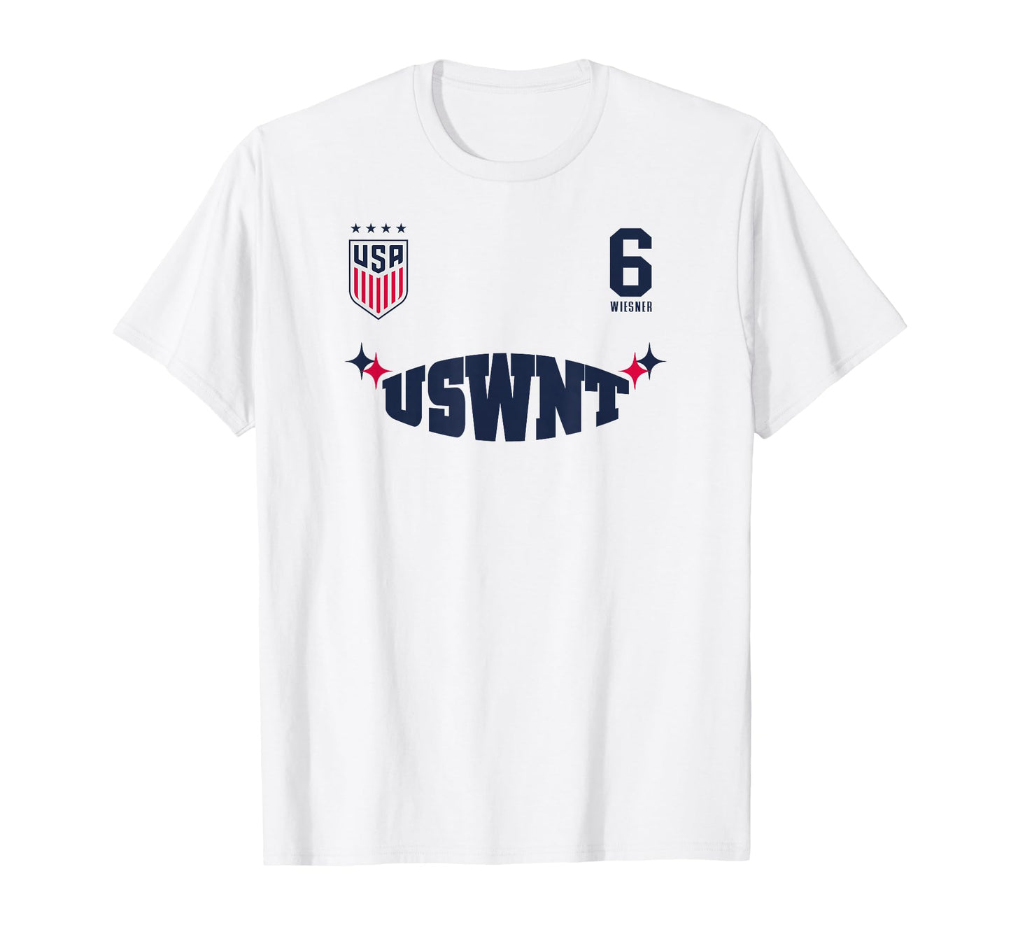 Kate Wiesner 6 White Uswnt T-Shirt - Casual Everyday Wear Men Women - T-Shirt, Sweatshirt, Hoodie